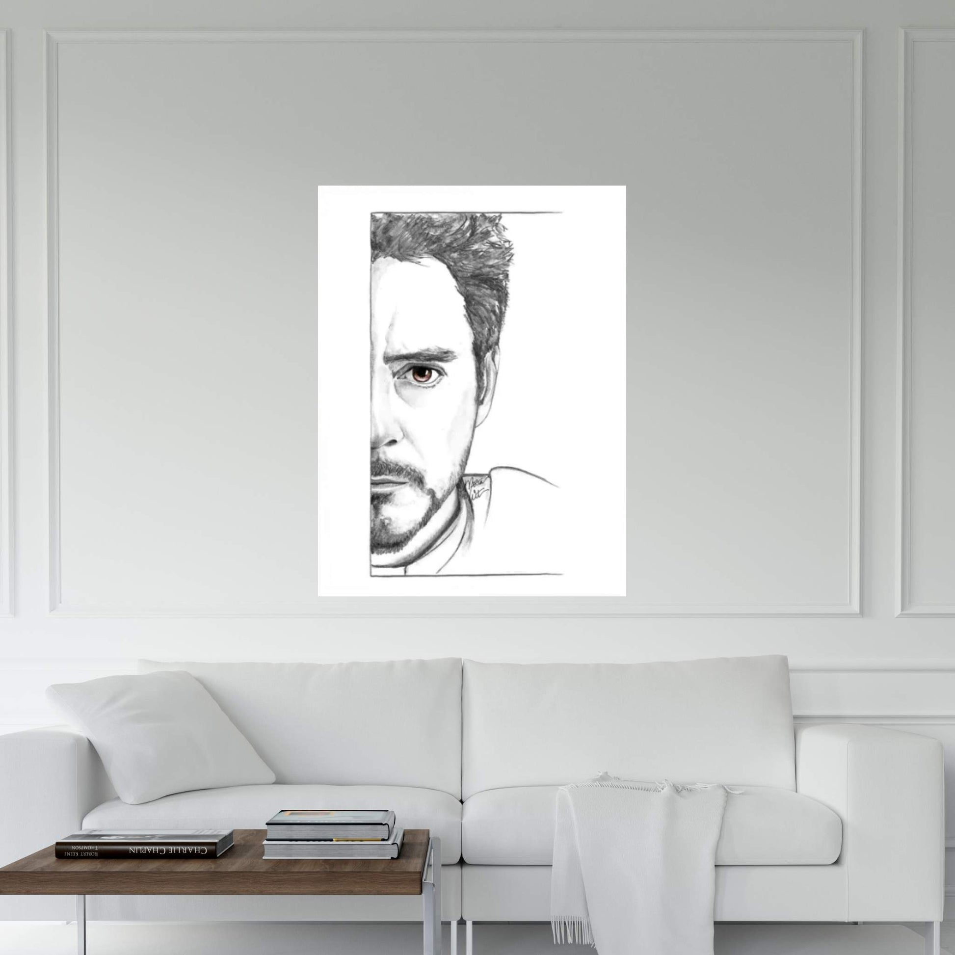 Tony Stark Canvas Wall Art - Y Canvas