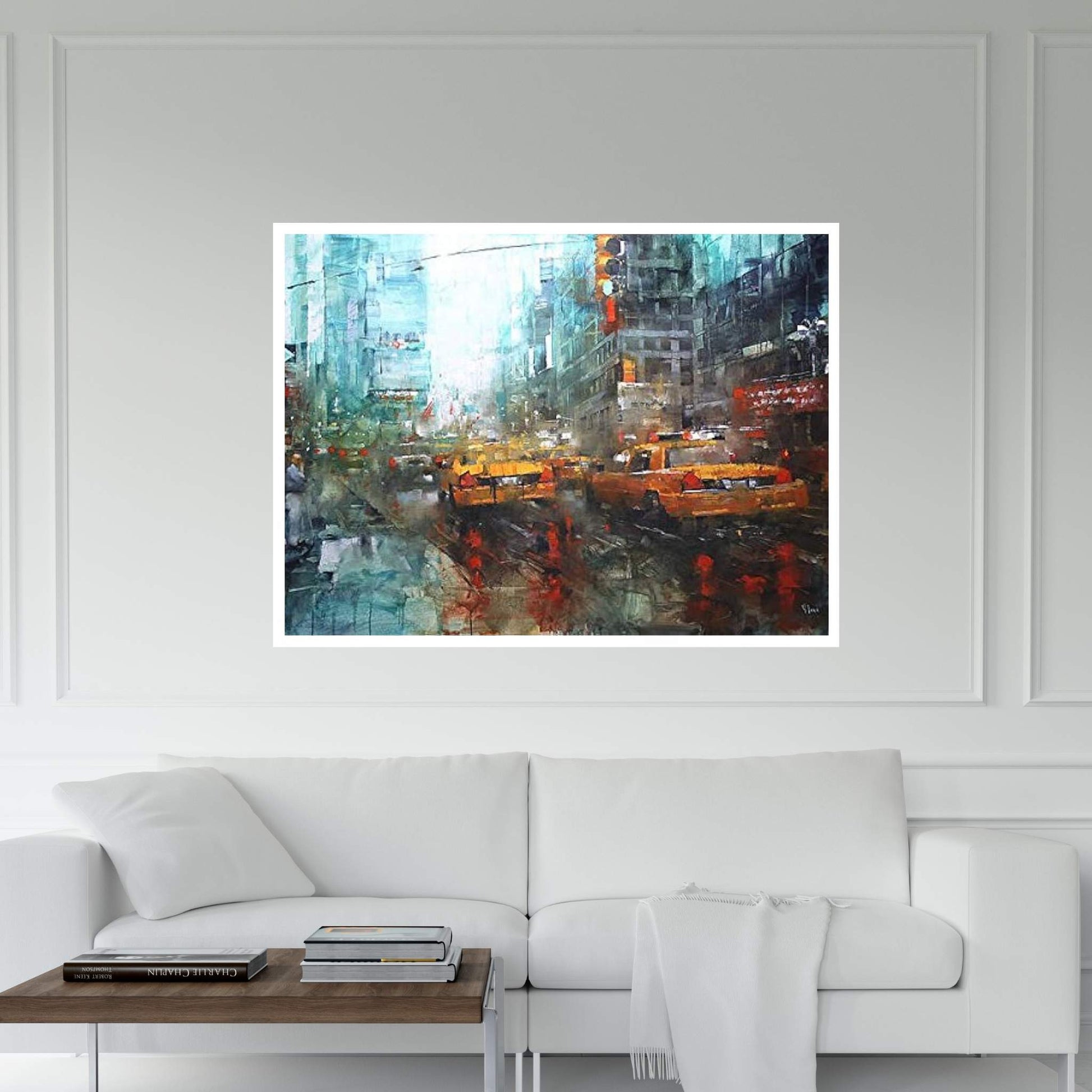 Times Square Reflections Canvas Wall Art - Y Canvas