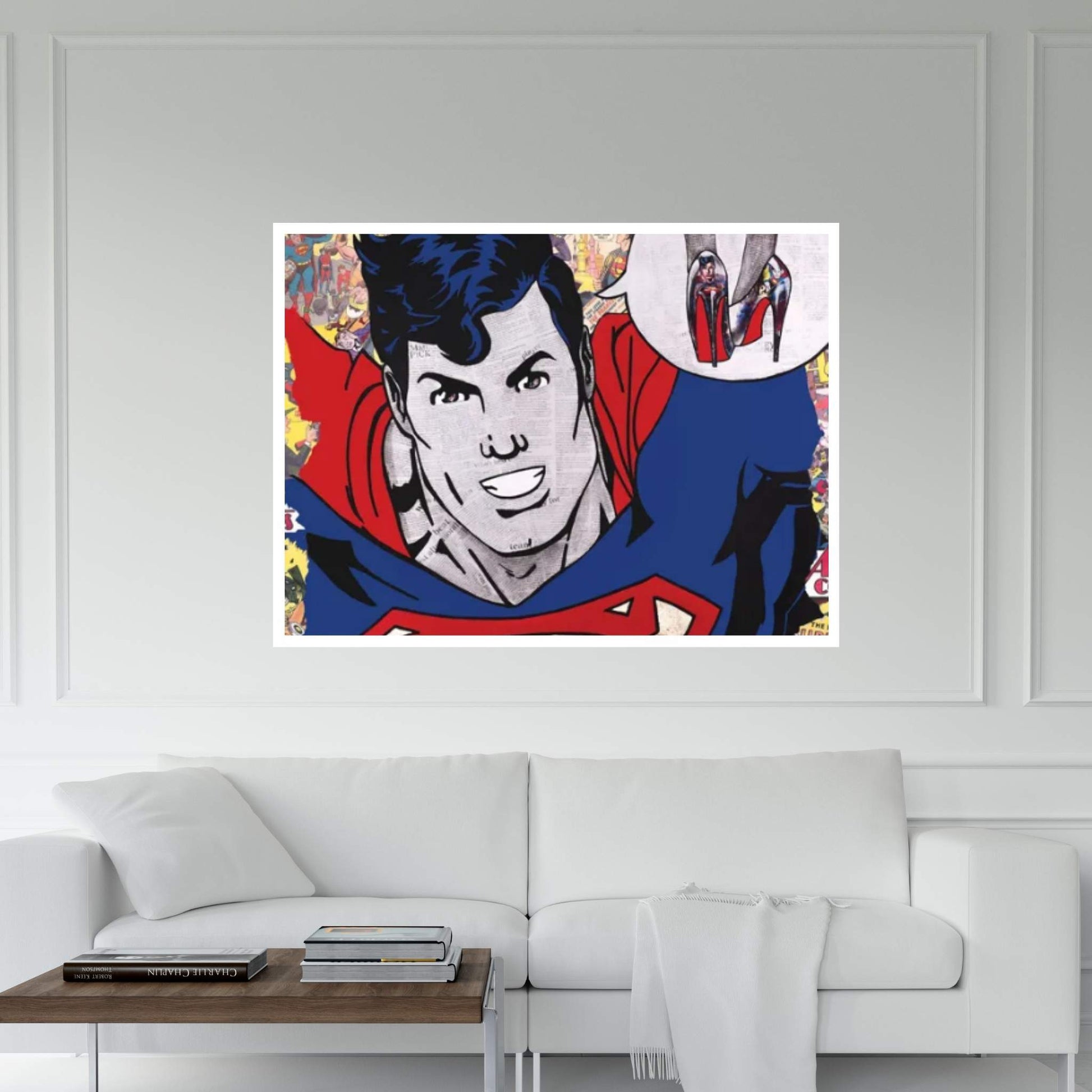 Superman Canvas Wall Art - Y Canvas