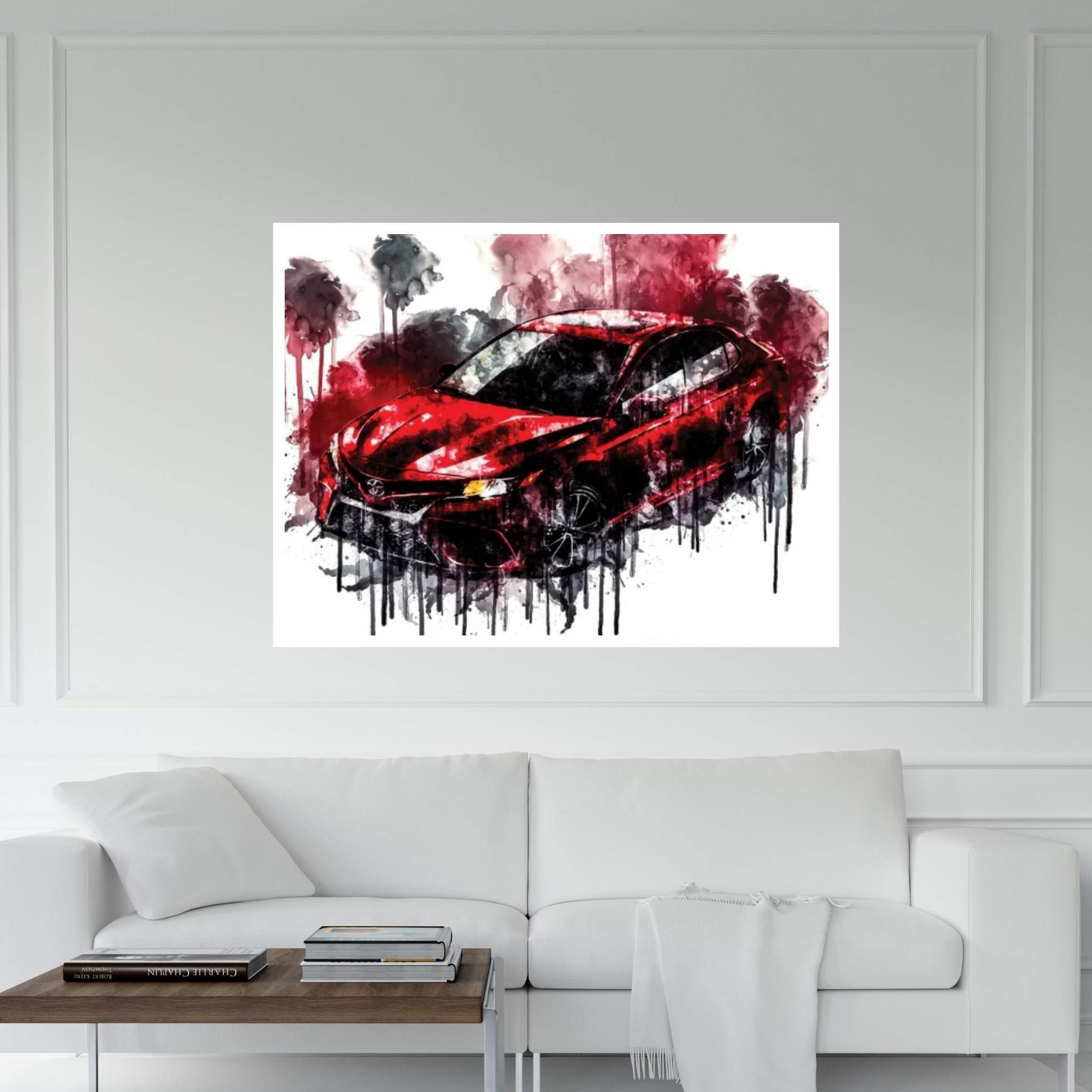 Car 2018 Toyota Camry SE Canvas Wall Art - Y Canvas