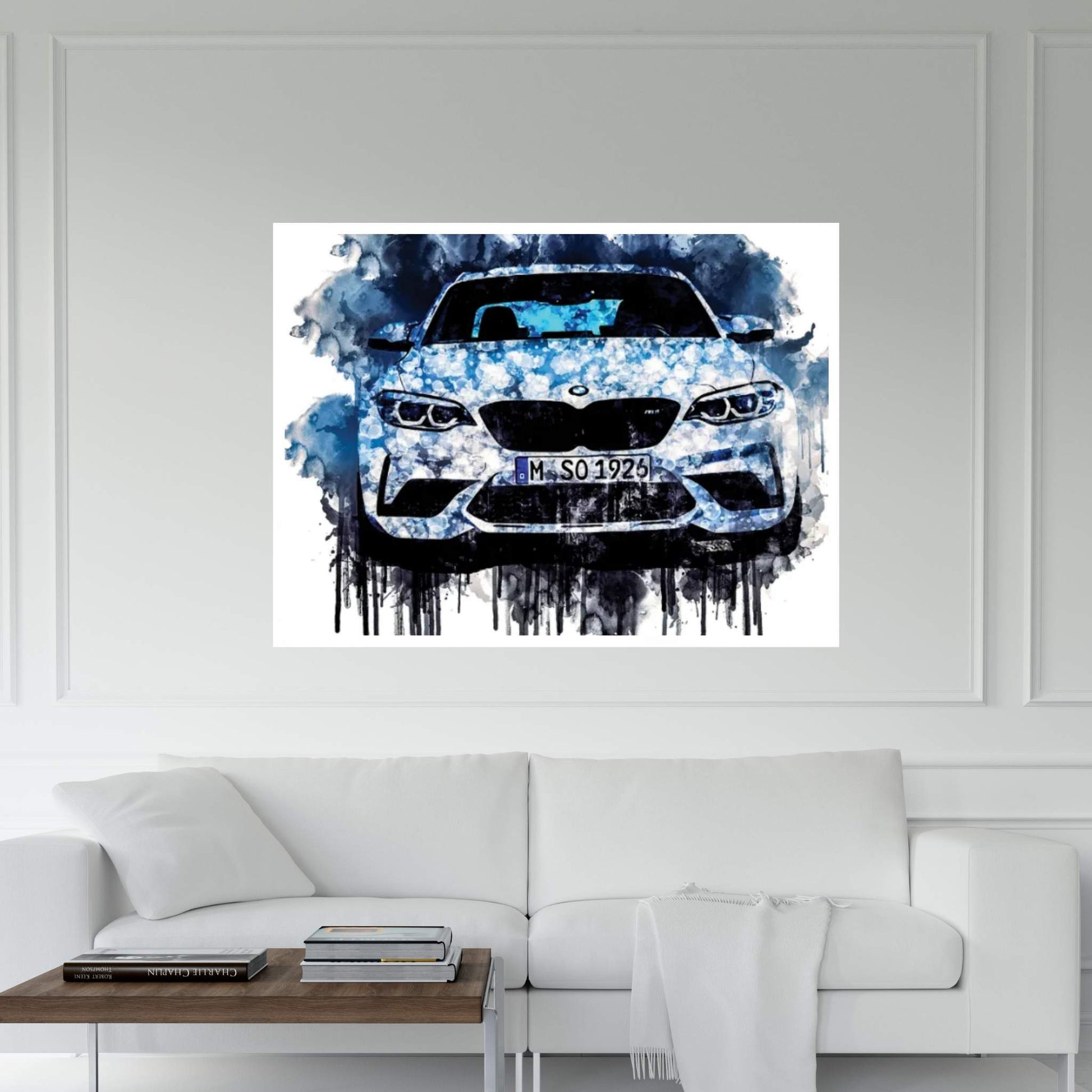 2018 BMW M2 Competition Canvas Wall Art - Y Canvas