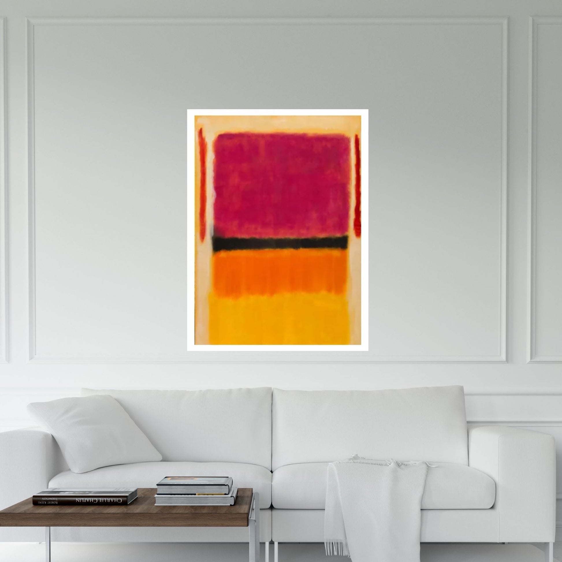 Mark Rothko Frame Canvas/Poster Art Reproduction, Rothko Reproduction, Modern Art Expressionism Painting - Y Canvas