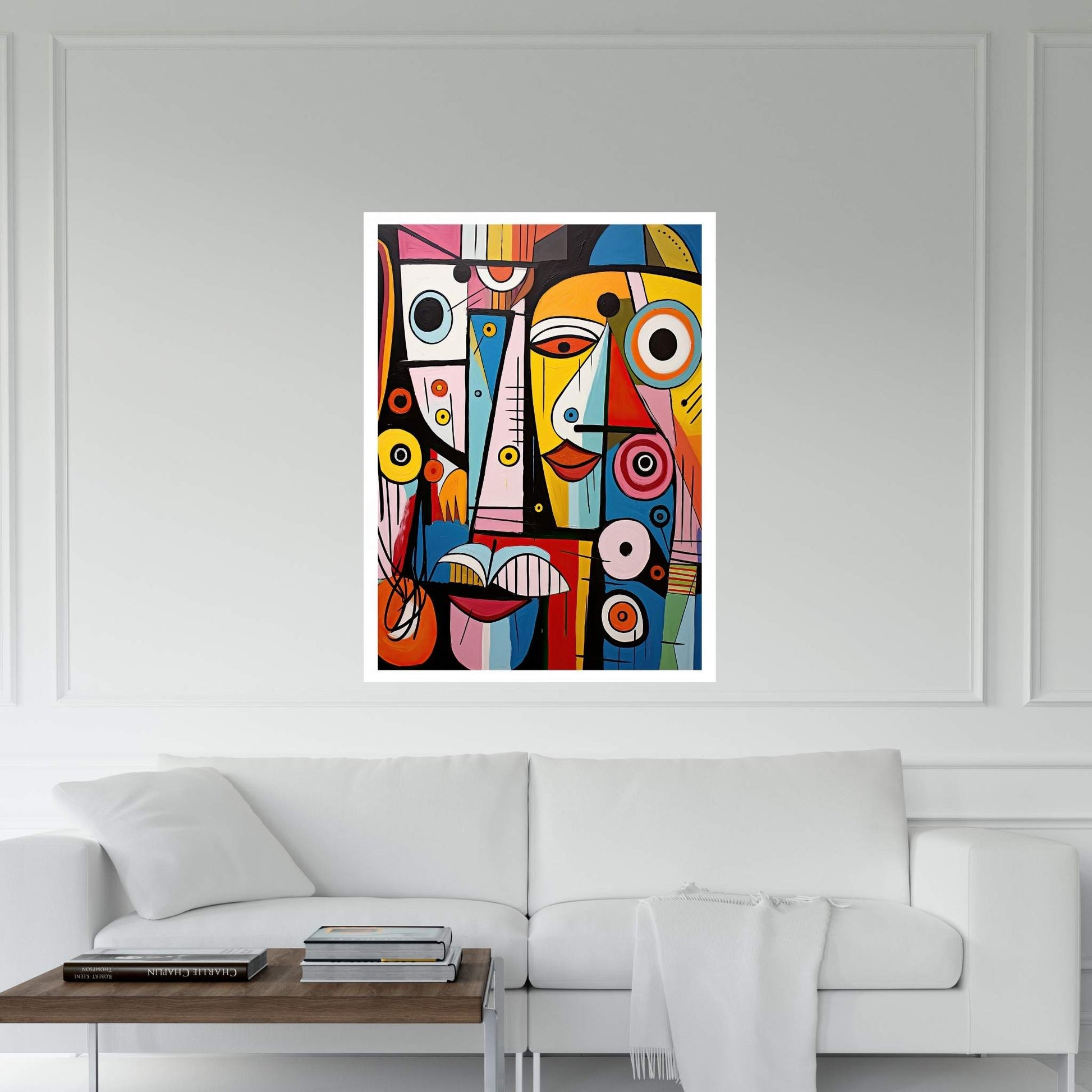 Picasso Abstract Modern Reproduction Canvas Wall Art - Y Canvas