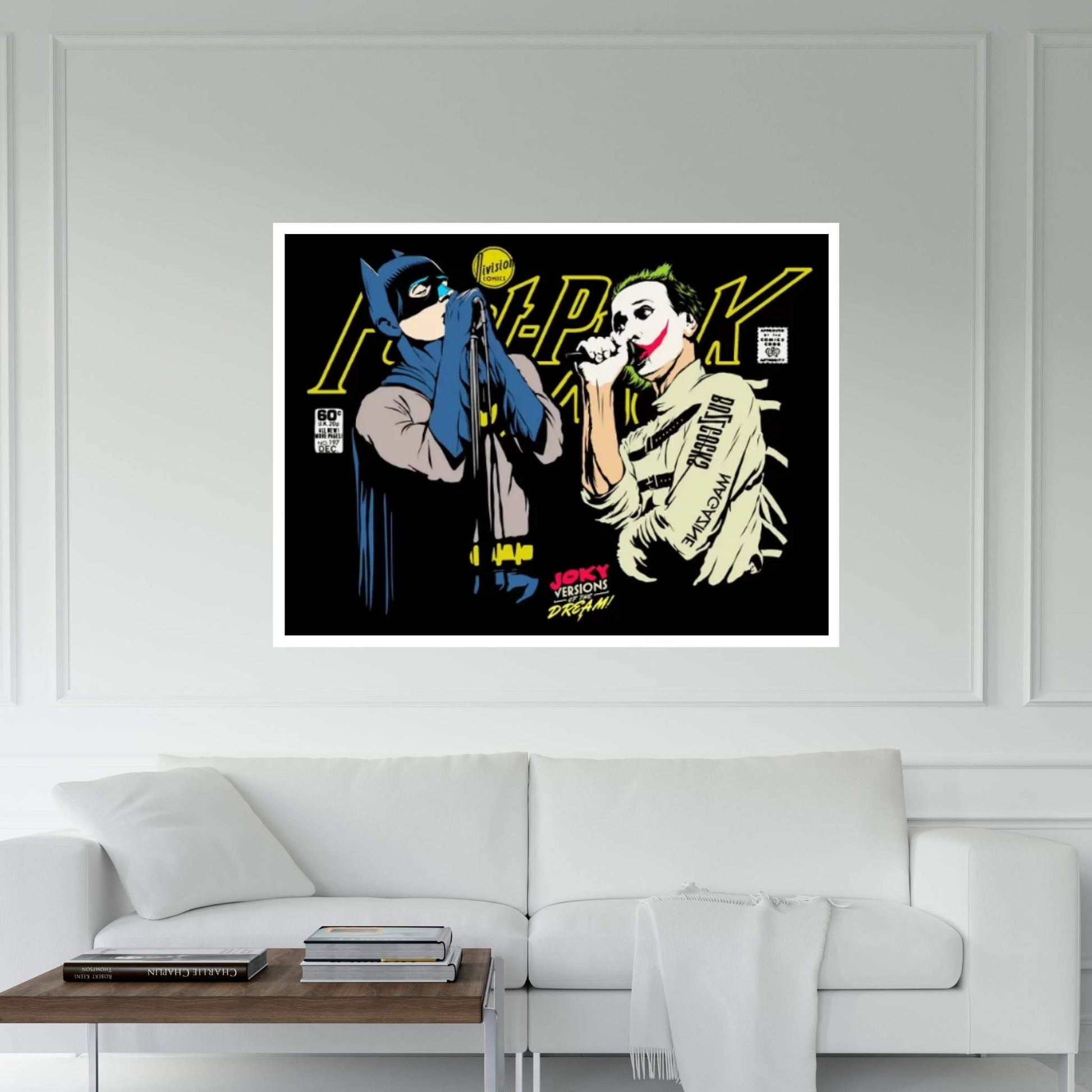 The Post-Punk Face-Off Canvas Wall Art - Y Canvas