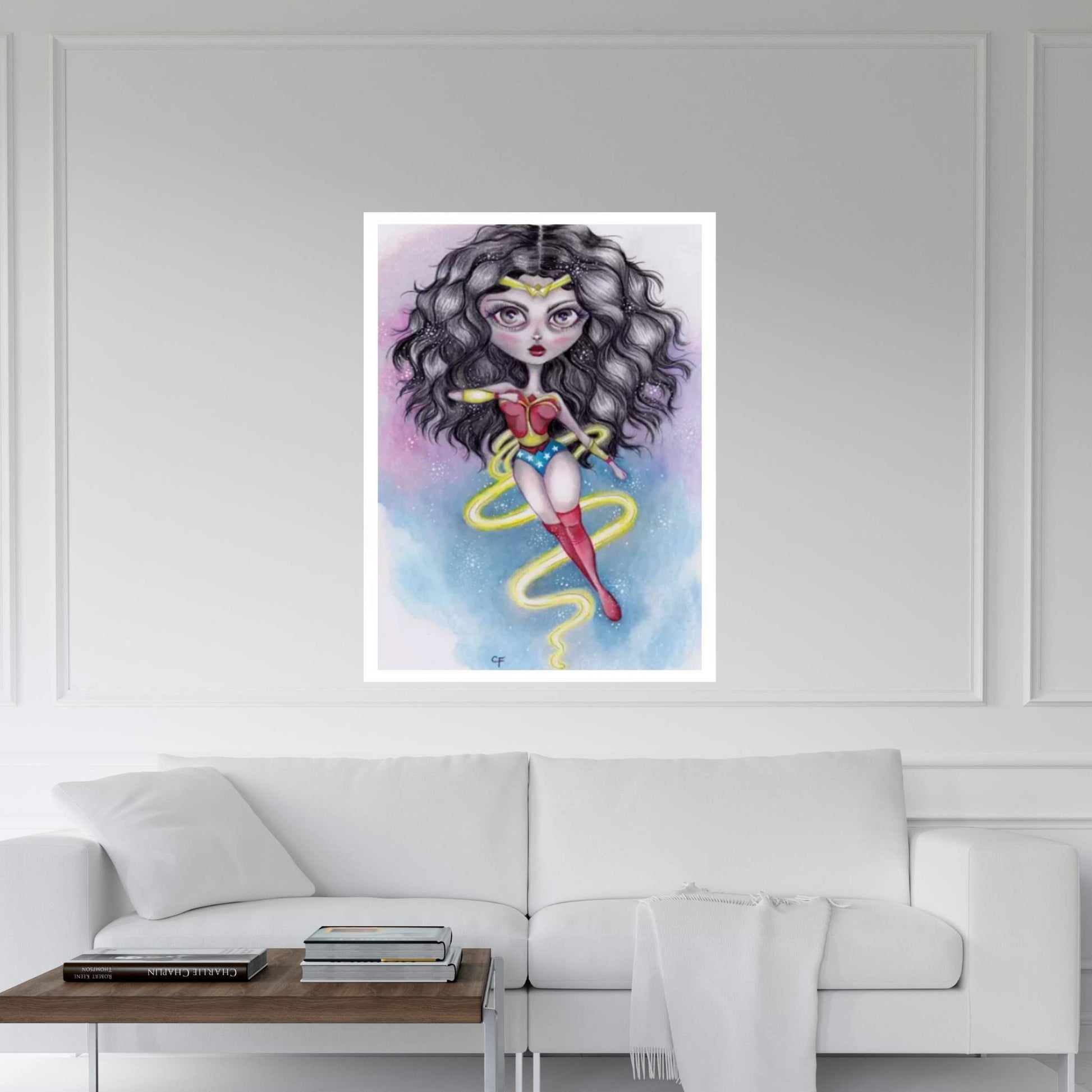 Wonder Woman Canvas Wall Art - Y Canvas