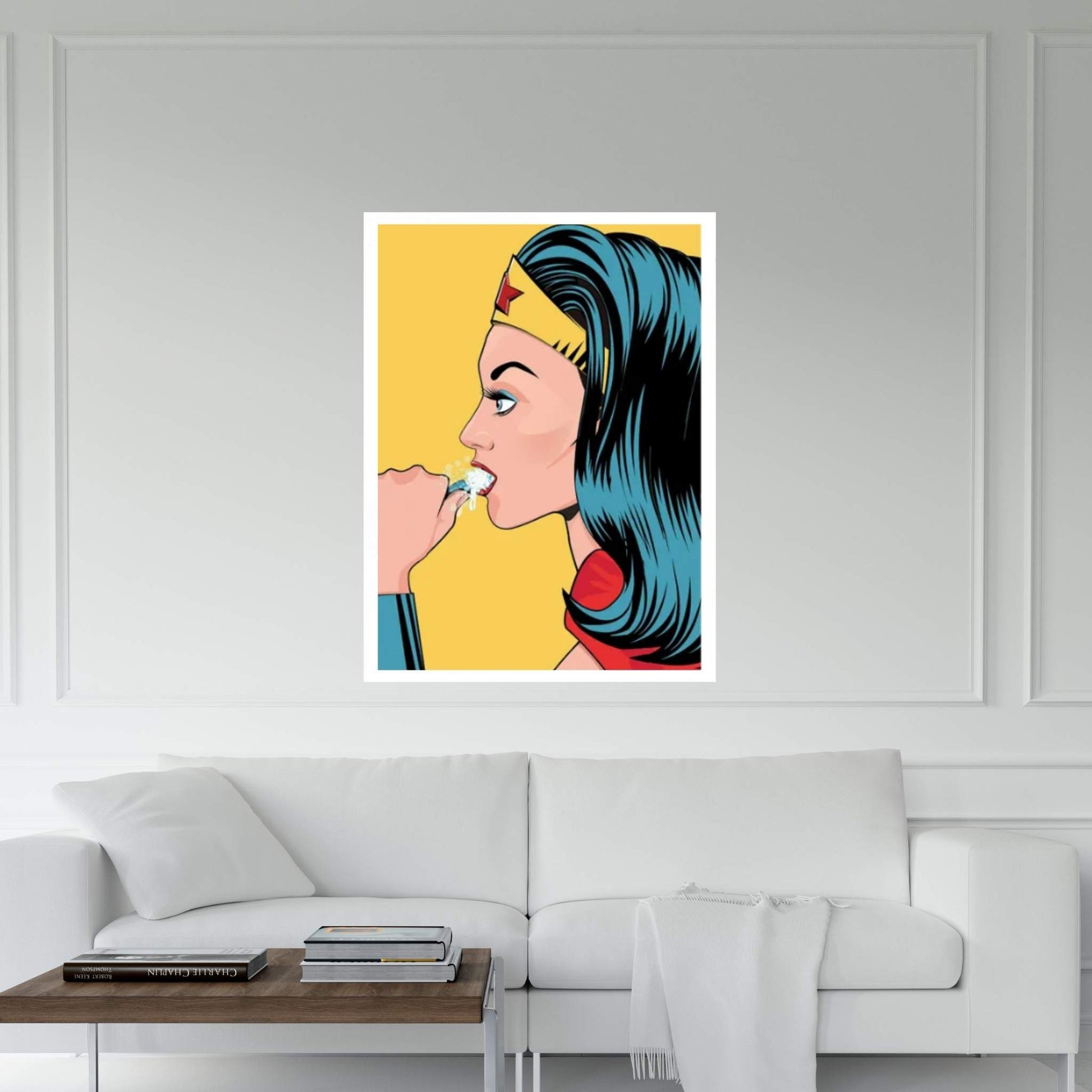 WW Teeth Canvas Wall Art - Y Canvas