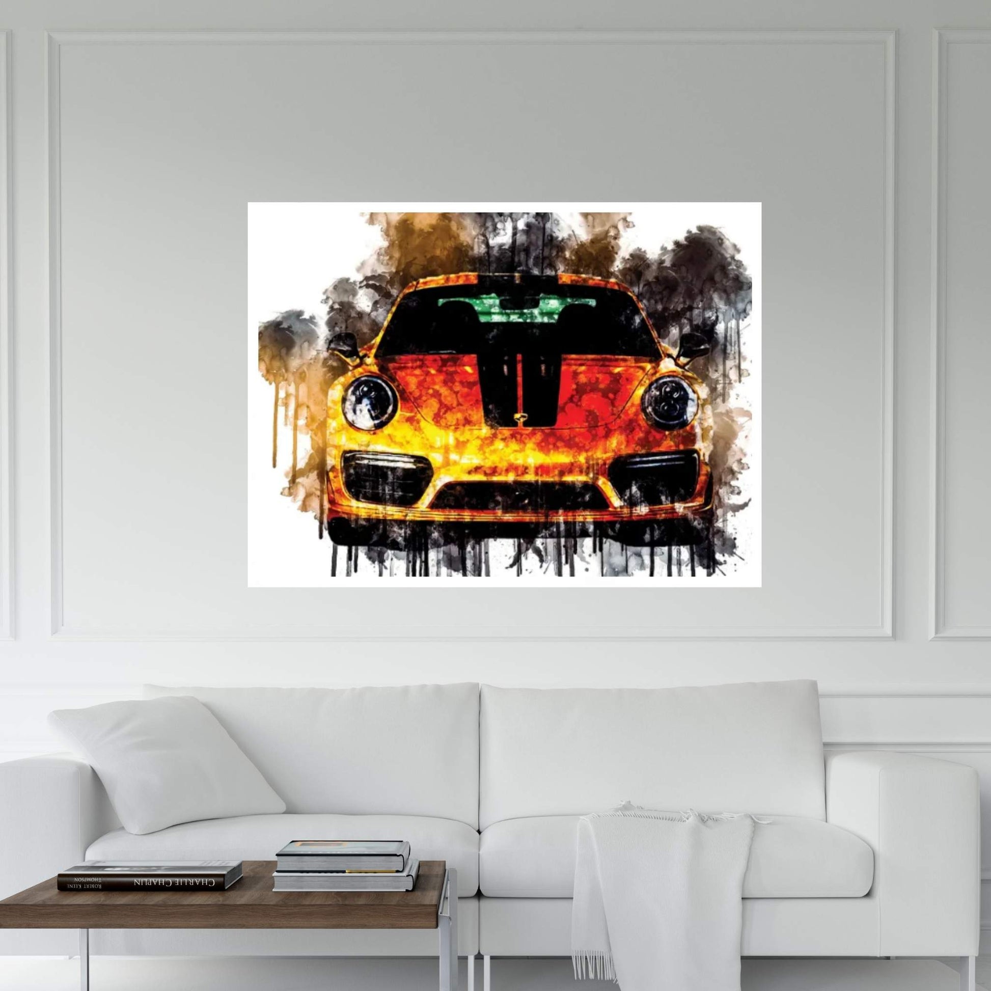 Car 2018 Porsche 911 Turbo S Exclusive Series Canvas Wall Art - Y Canvas