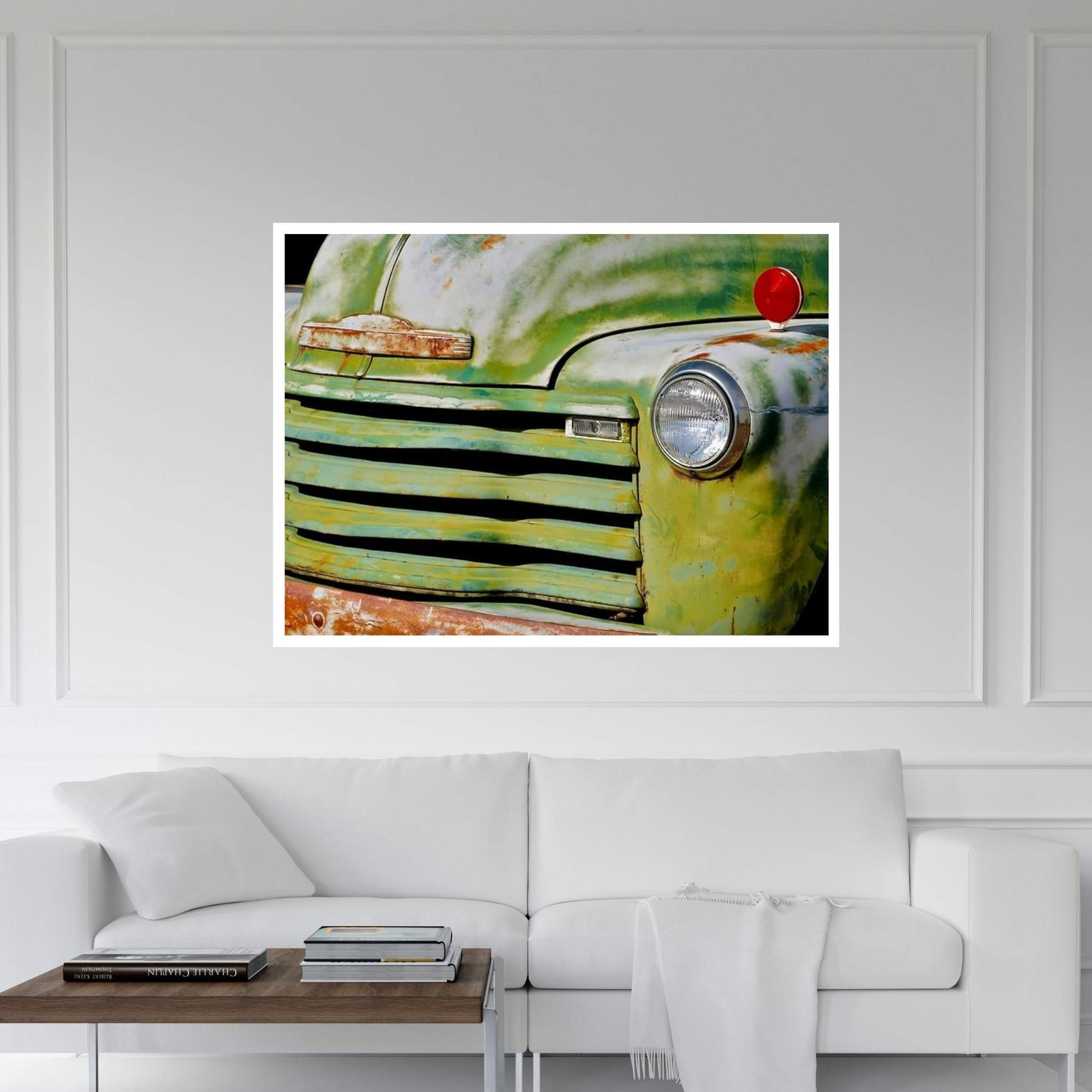 Green Grill Canvas Wall Art - Y Canvas