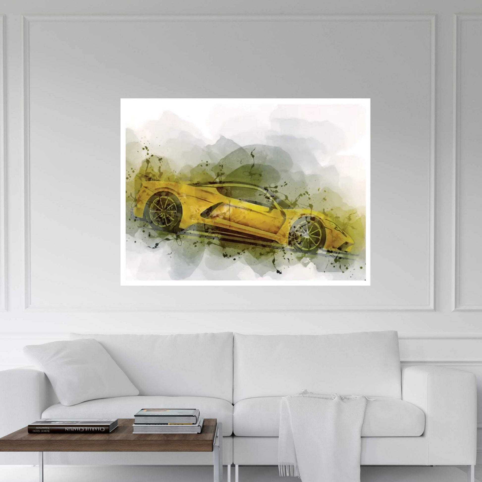 Hennessey Venom F5 2021 Exterior Canvas Wall Art - Y Canvas