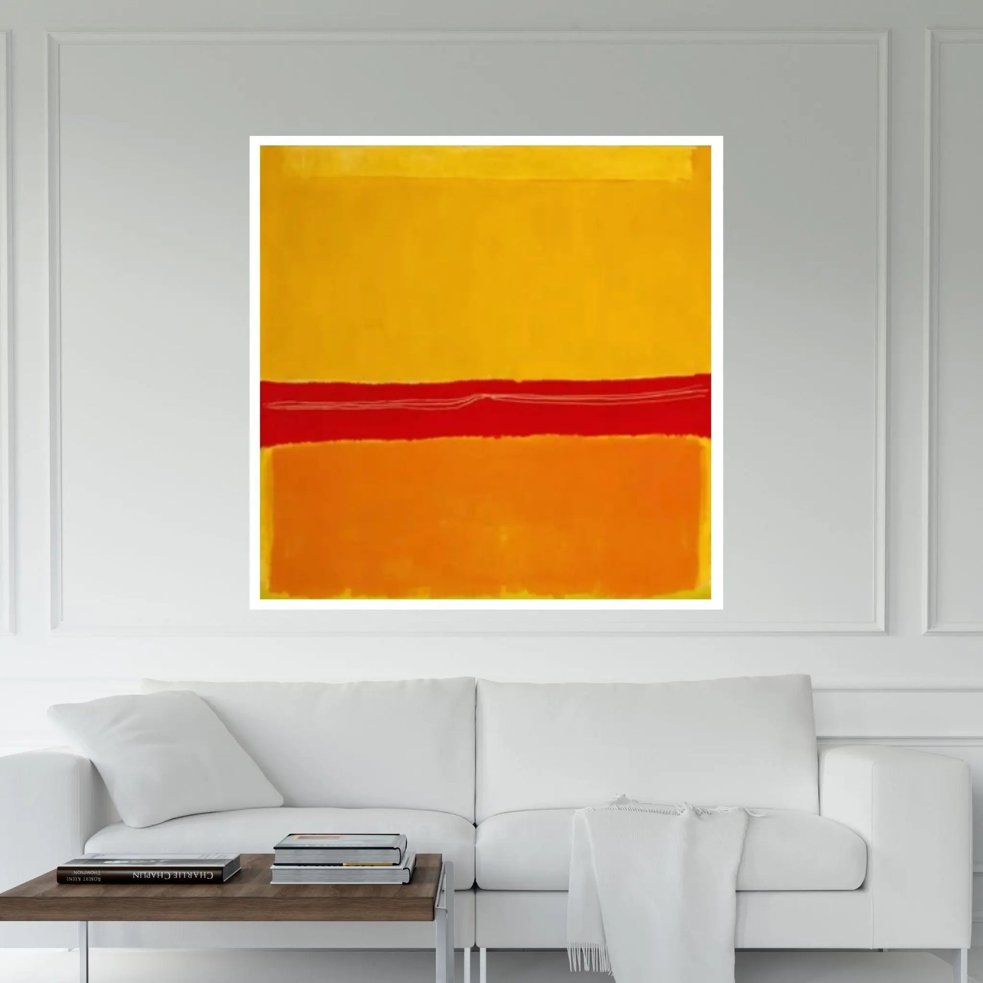 Mark Rothko No 5 No 22 Canvas,Abstract Canvas Wall Art, Modern Art Expressionism Painting, Poster Art Reproduction - Y Canvas