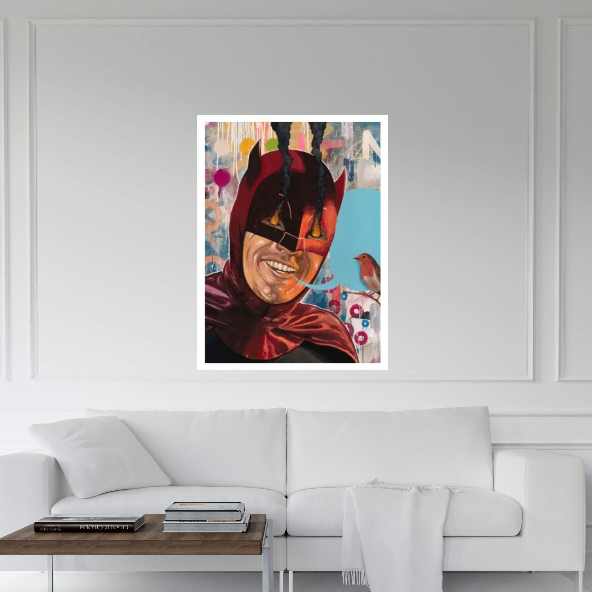 Caped Crusader Canvas Wall Art - Y Canvas