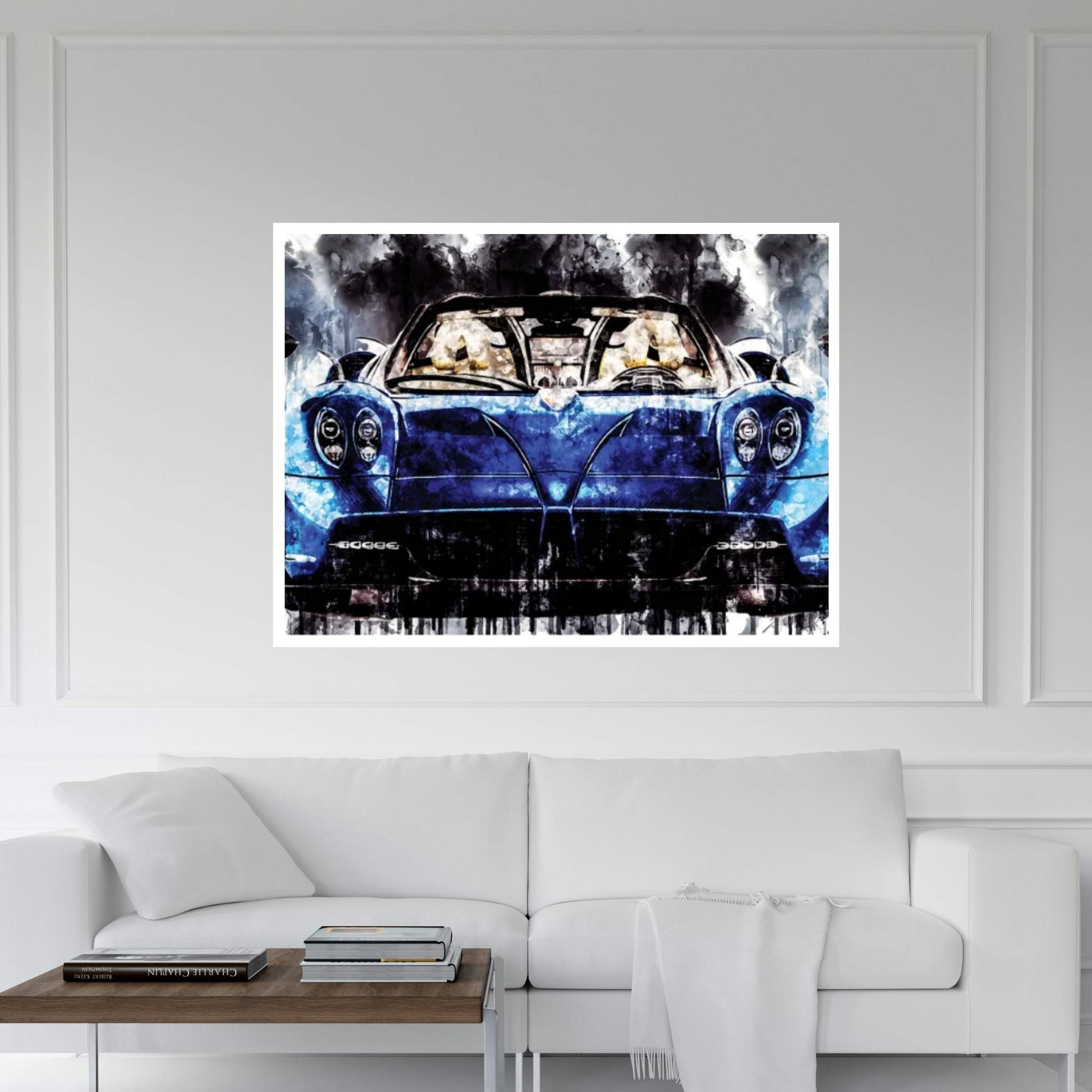 Car 2017 Pagani Huayra Roadster Canvas Wall Art - Y Canvas