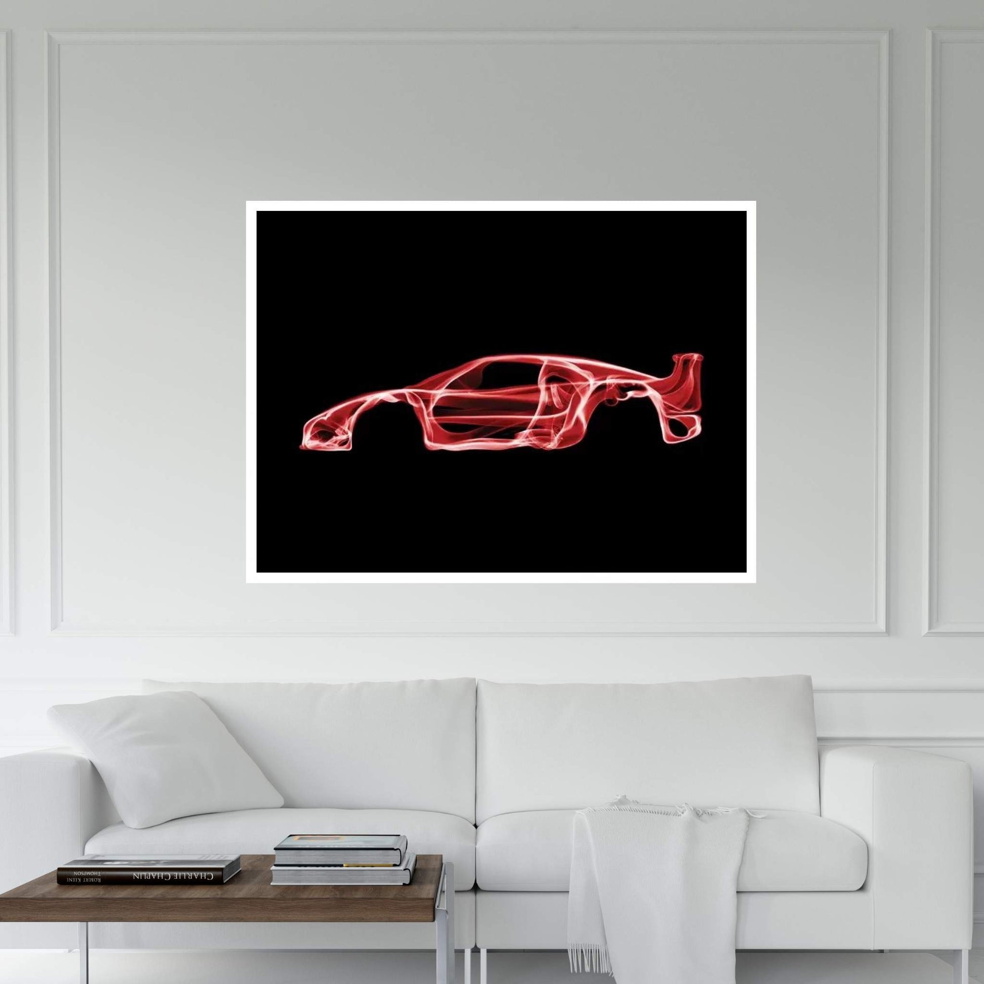 Ferrari F40 Canvas Wall Art - Y Canvas