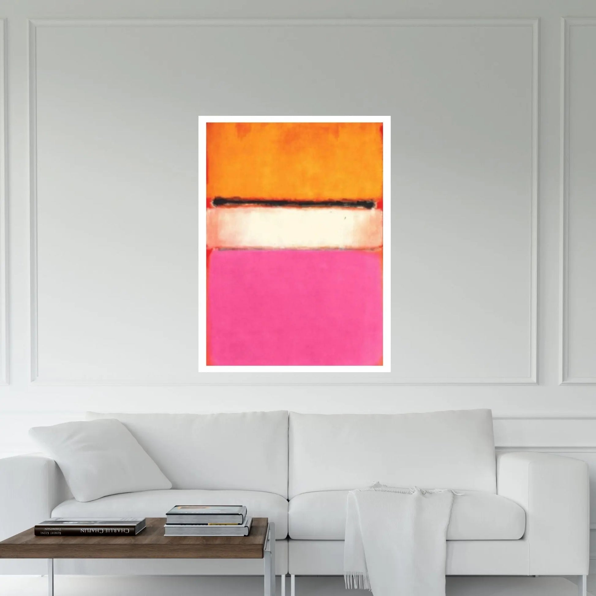 Mark Rothko Print Exhibition Canvas Wall Art,Red Exhibition Mark Rothko Art - Y Canvas