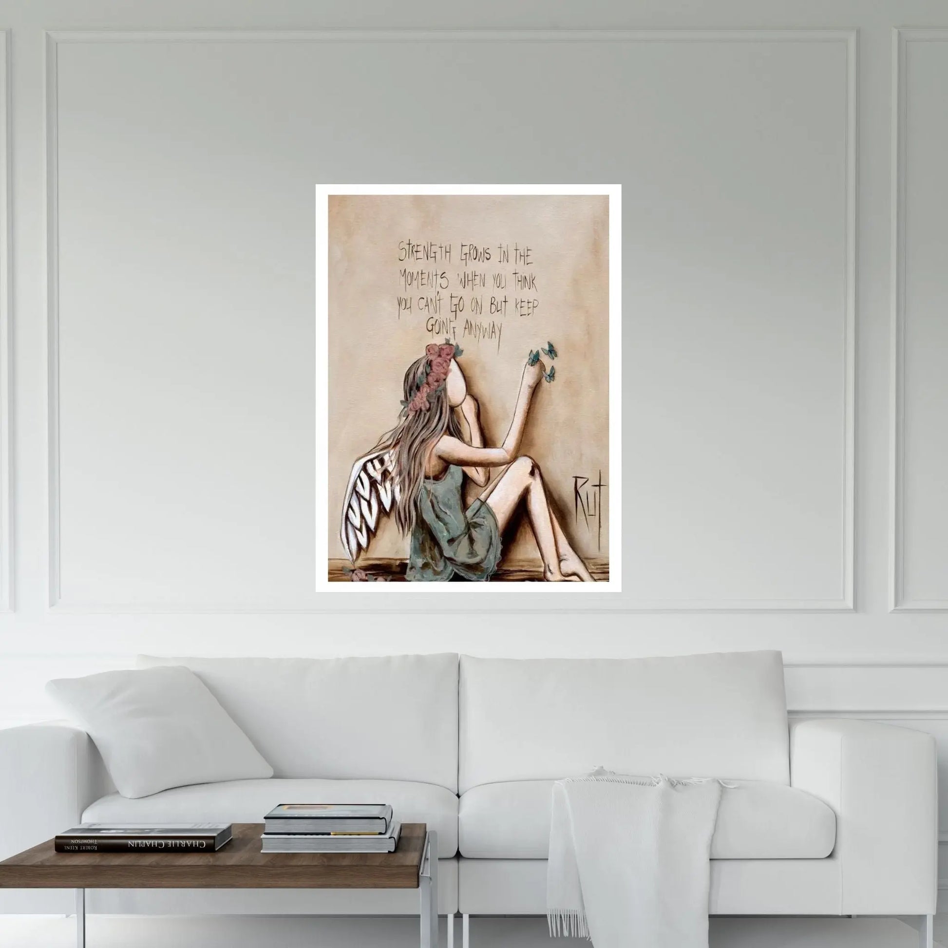 Strength Grows Canvas Wall Art - Y Canvas