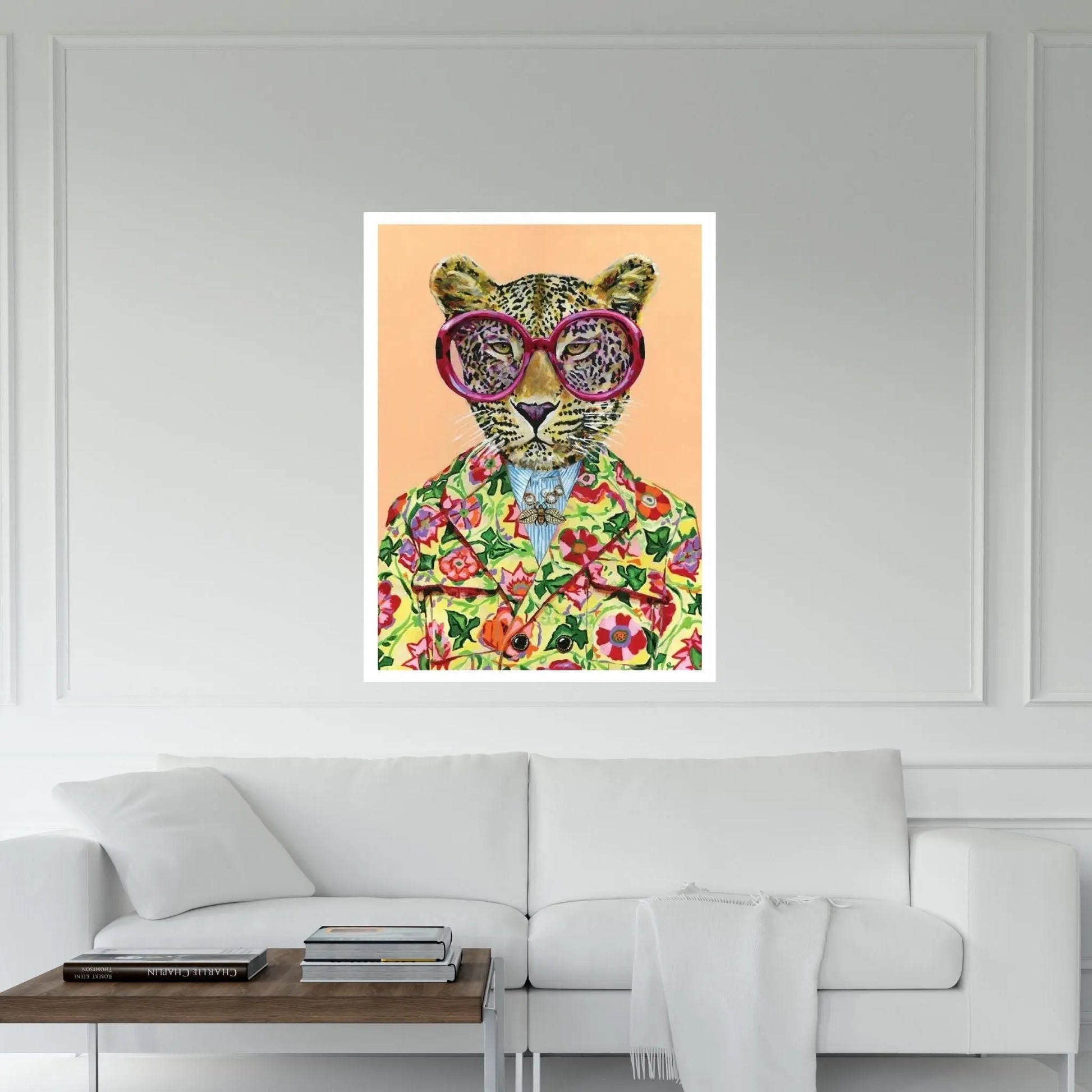 Gucci Leopard Canvas Wall Art - Y Canvas