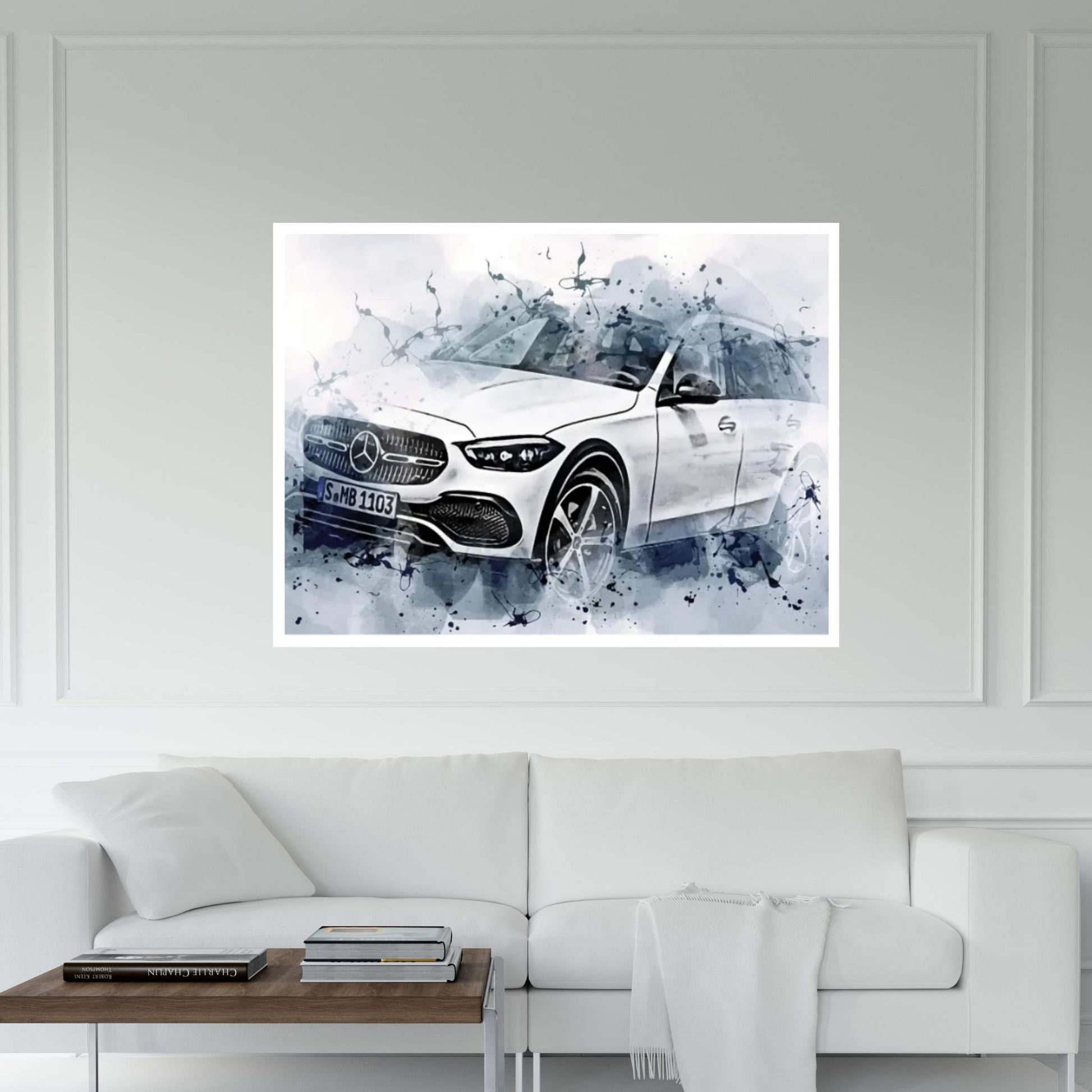 Mercedes-Benz C-Class W206 Exterior Canvas Wall Art - Y Canvas