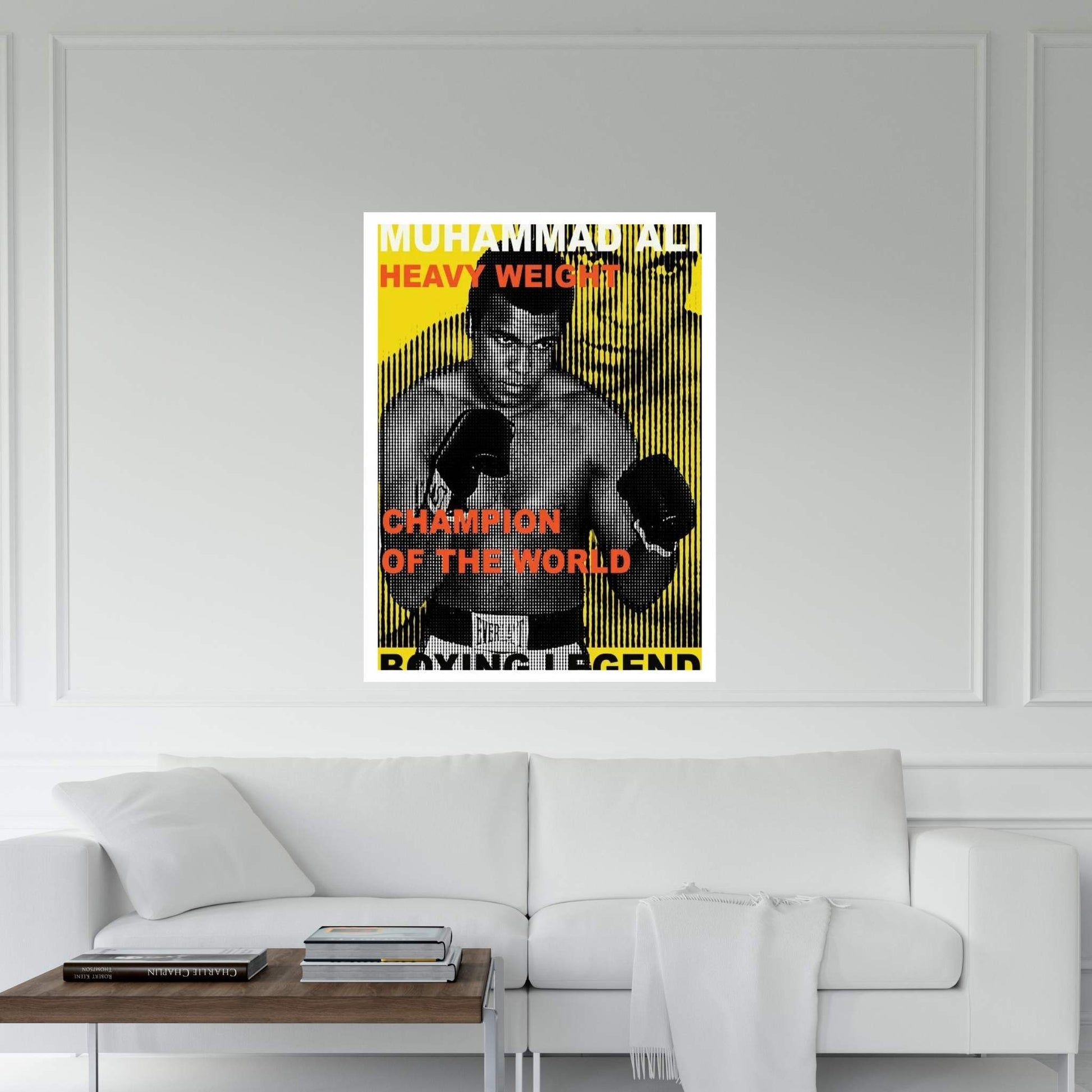 The Boxing Legend Canvas Wall Art - Y Canvas