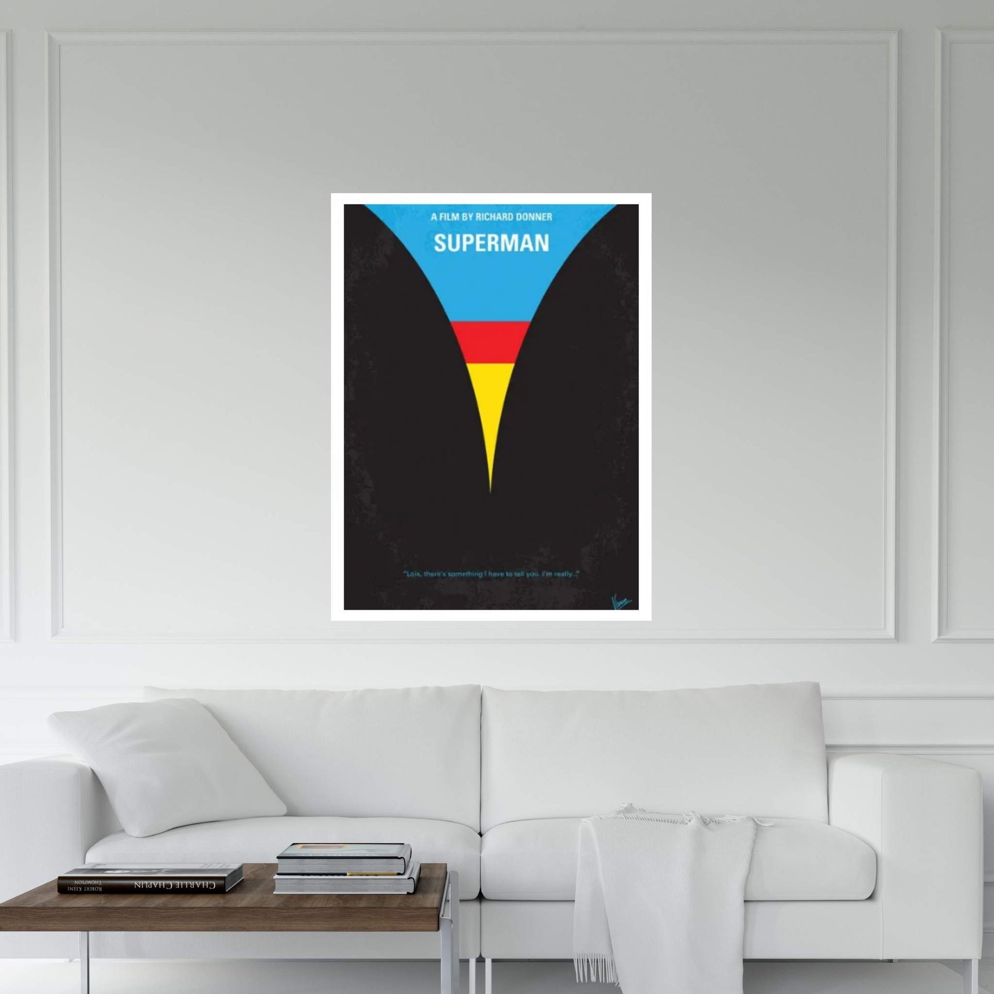 Superman Poster Canvas Wall Art - Y Canvas