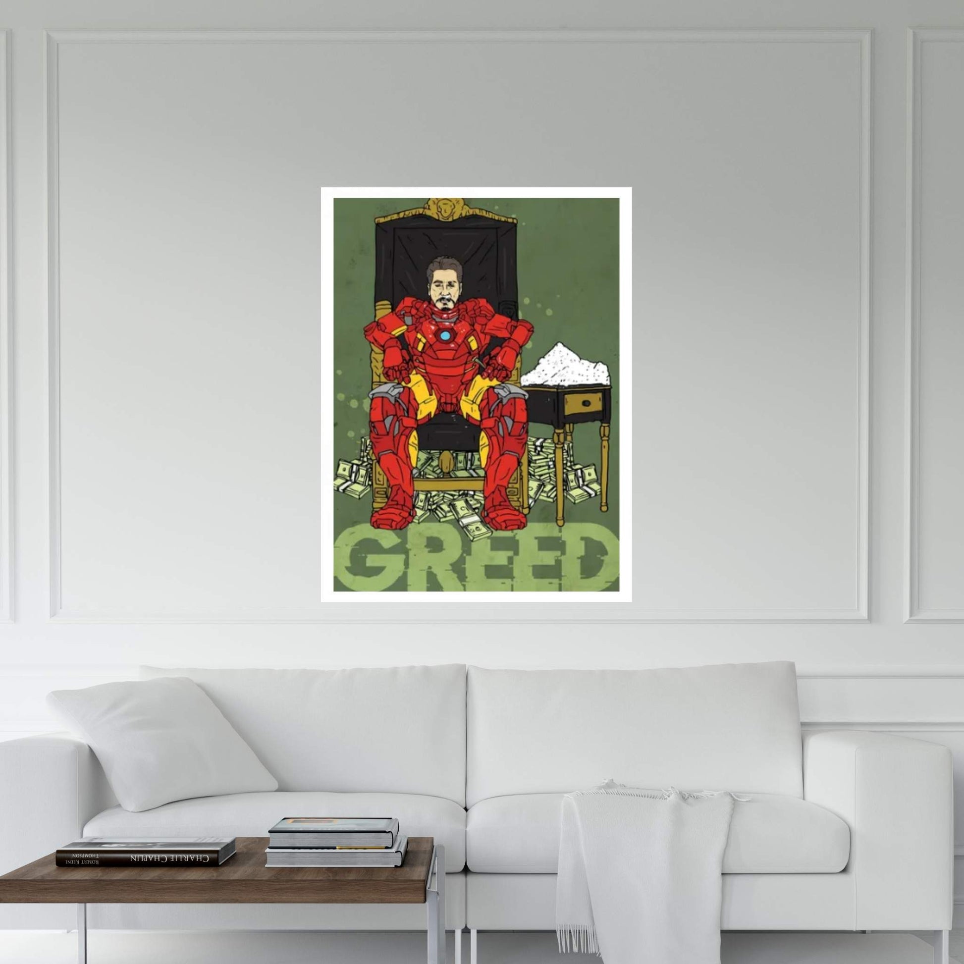 Greed Canvas Wall Art - Y Canvas