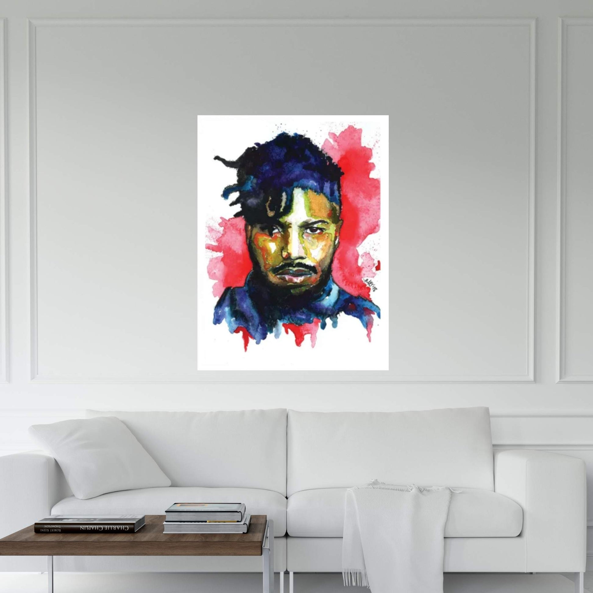 Killmonger Canvas Wall Art - Y Canvas