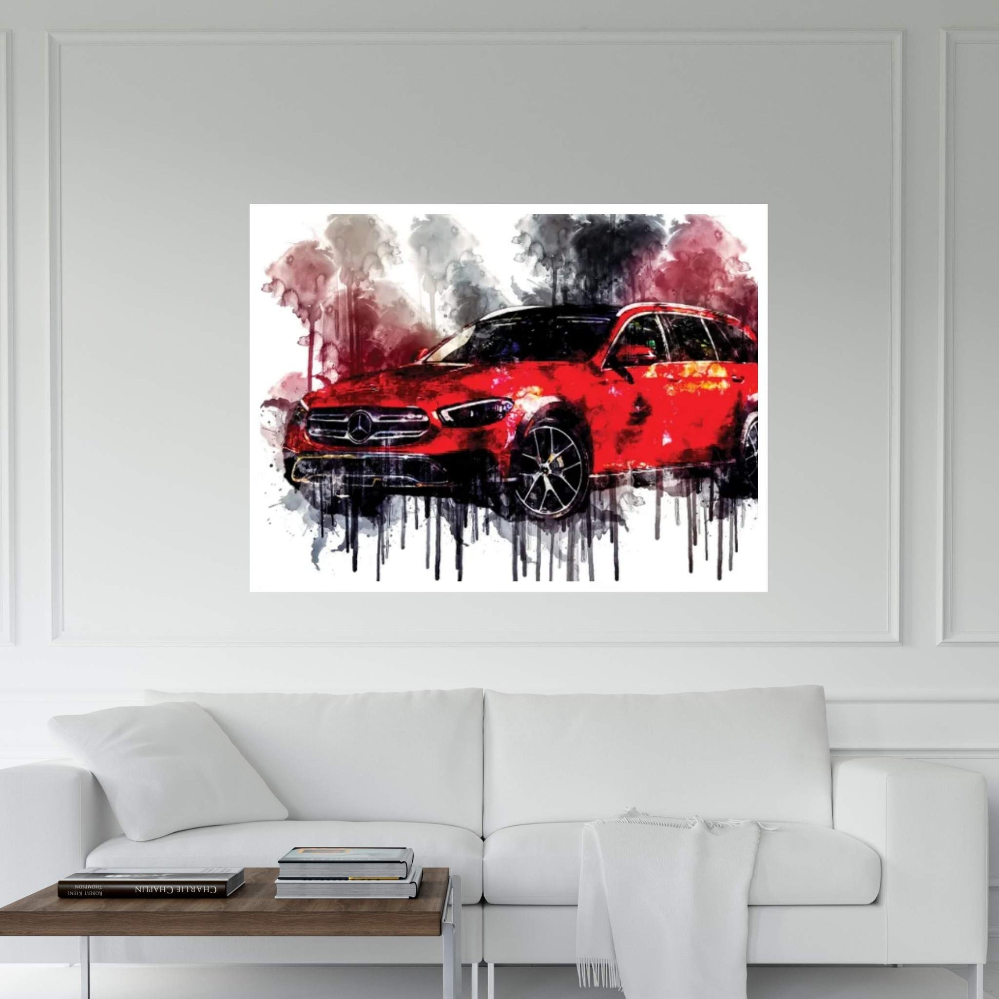 Car 2021 Mercedes-Benz E 450 4Matic All-Terrain Canvas Wall Art - Y Canvas