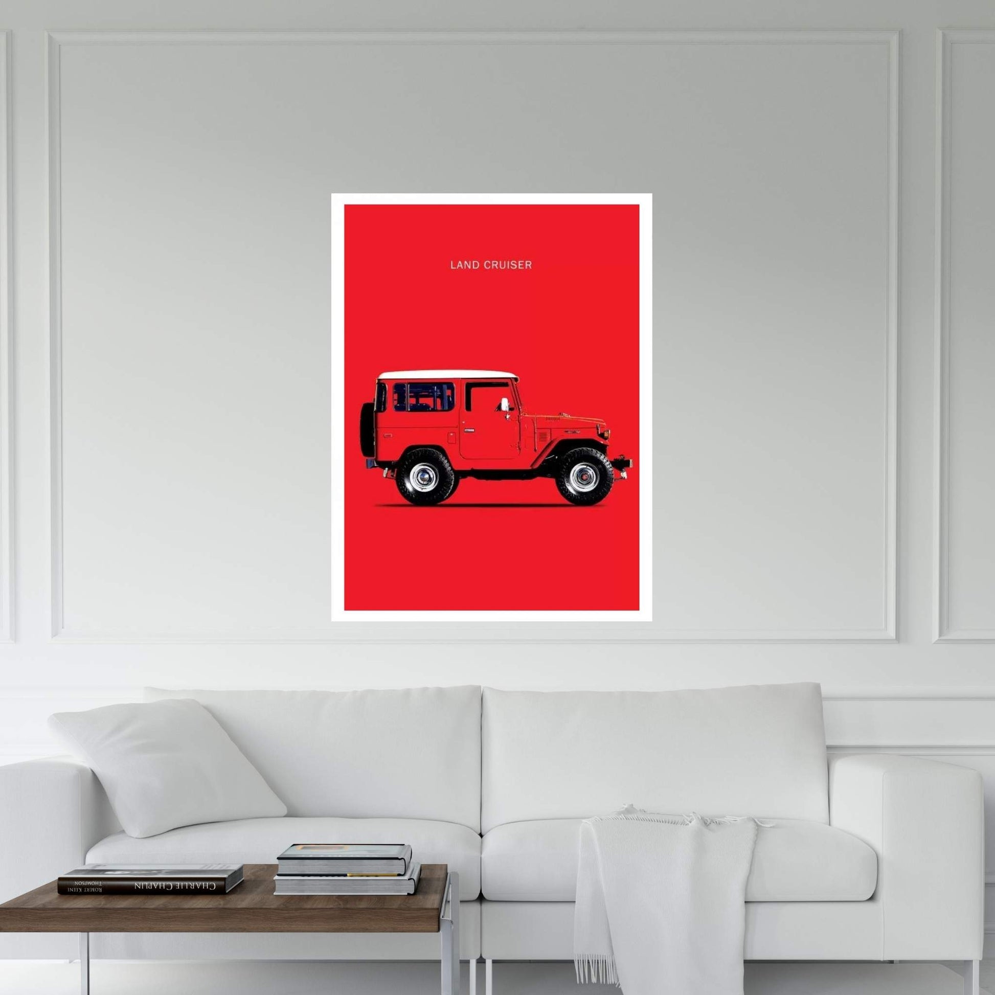 1977 Toyota Land Cruiser FJ40 Canvas Wall Art - Y Canvas