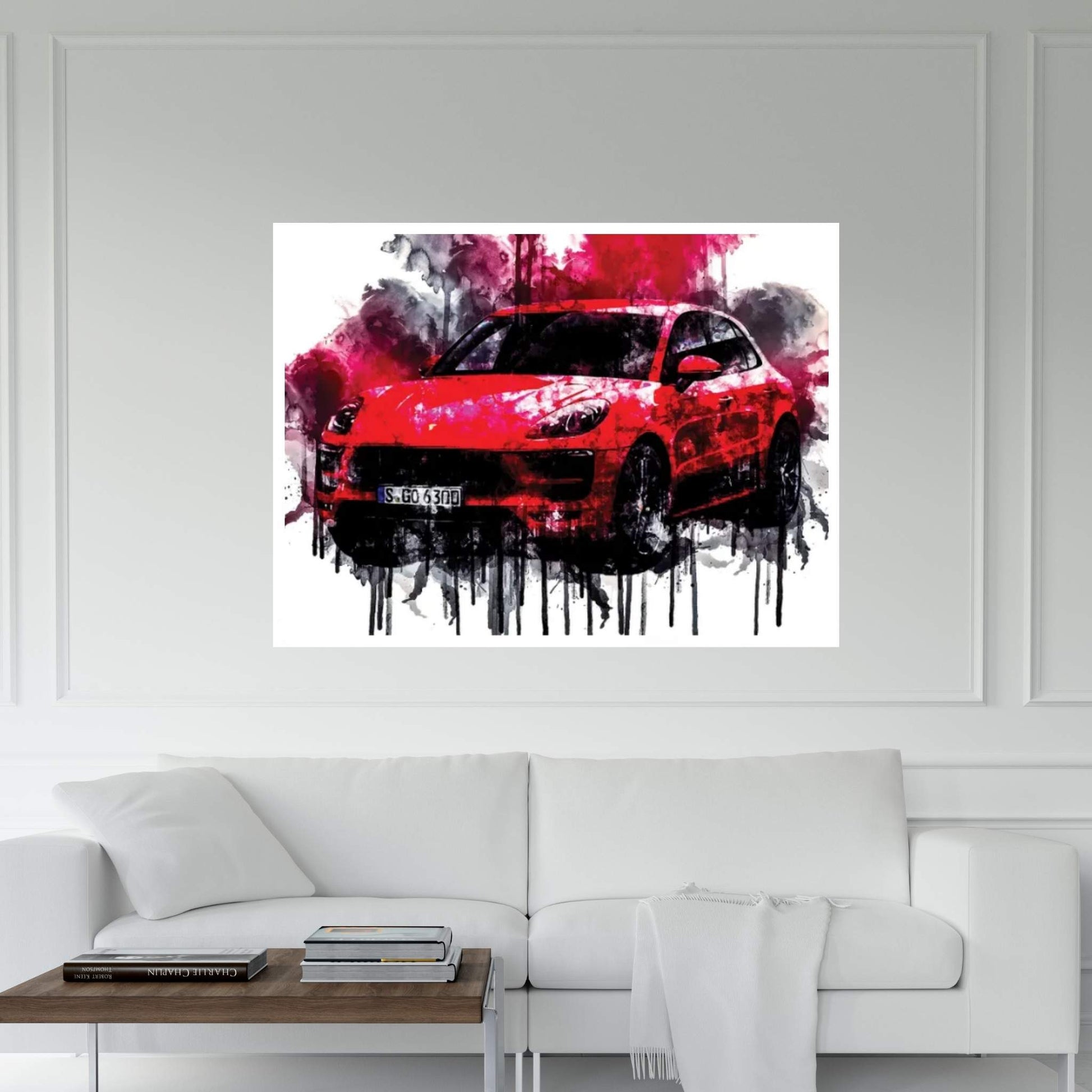 2017 Porsche Macan GTS Canvas Wall Art - Y Canvas