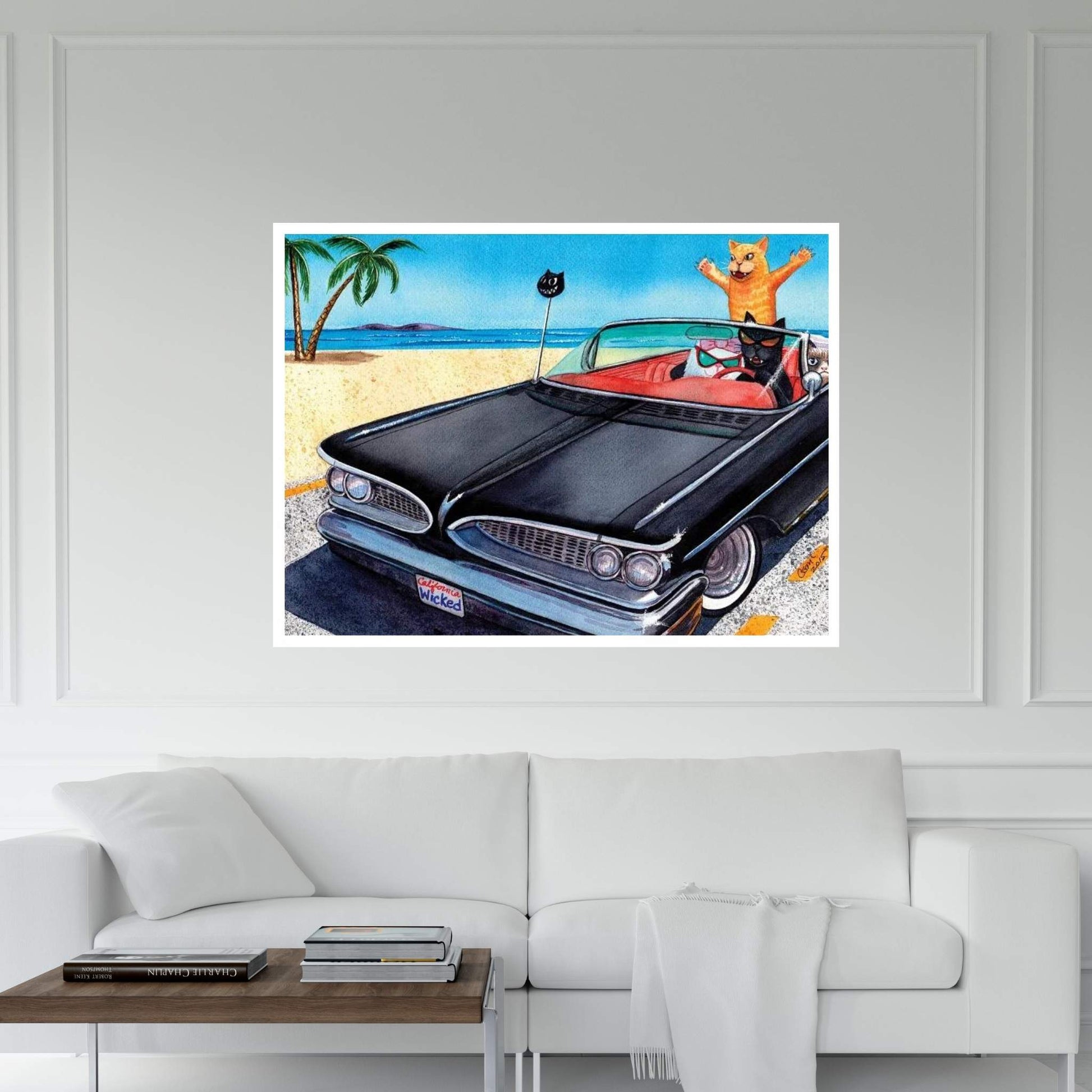 Wicked Kitty's Catalina Canvas Wall Art - Y Canvas