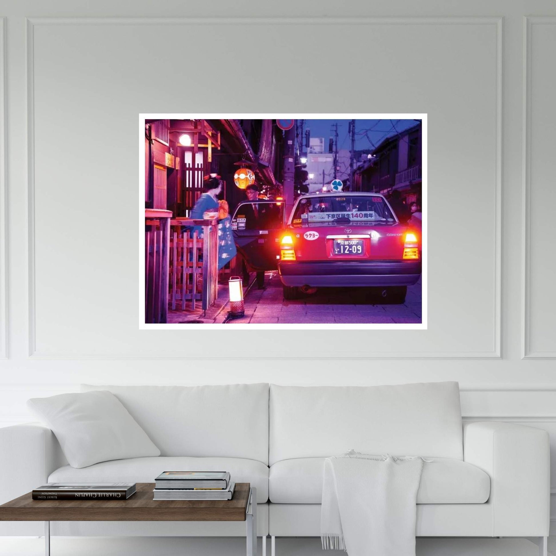 Geisha Taxi Canvas Wall Art - Y Canvas