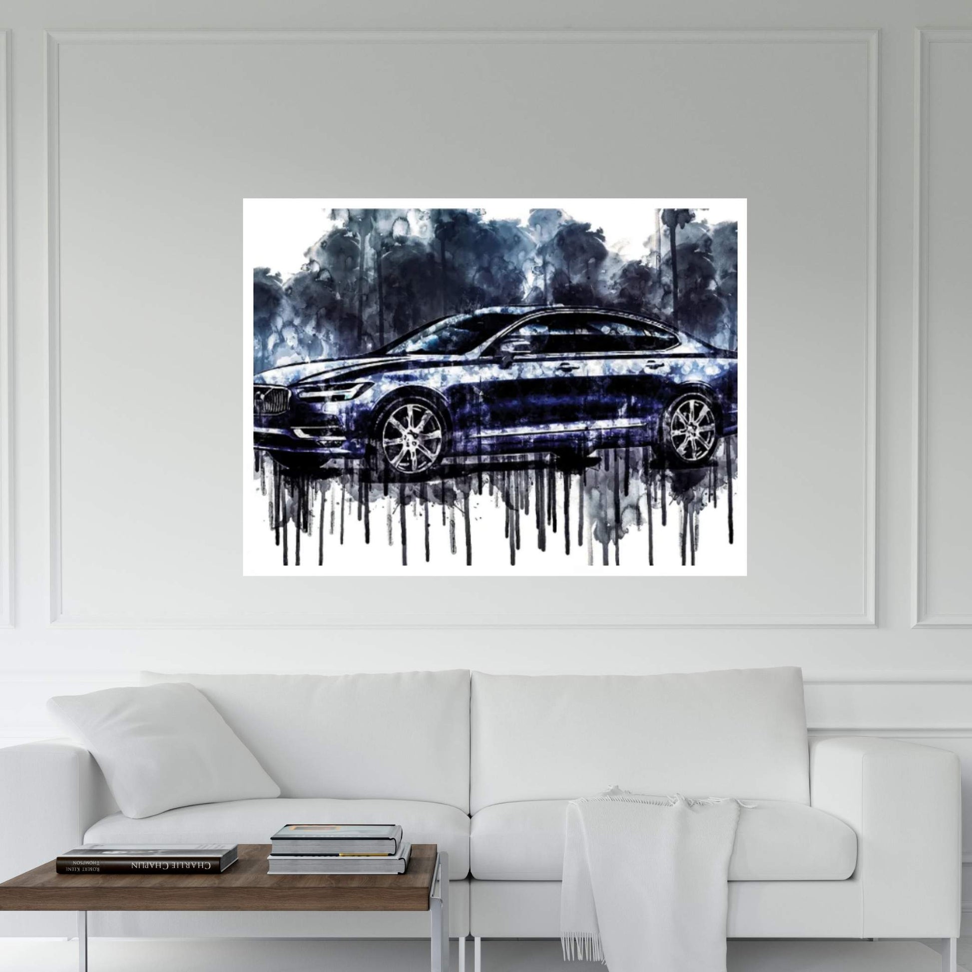 2017 Volvo S90 Canvas Wall Art - Y Canvas