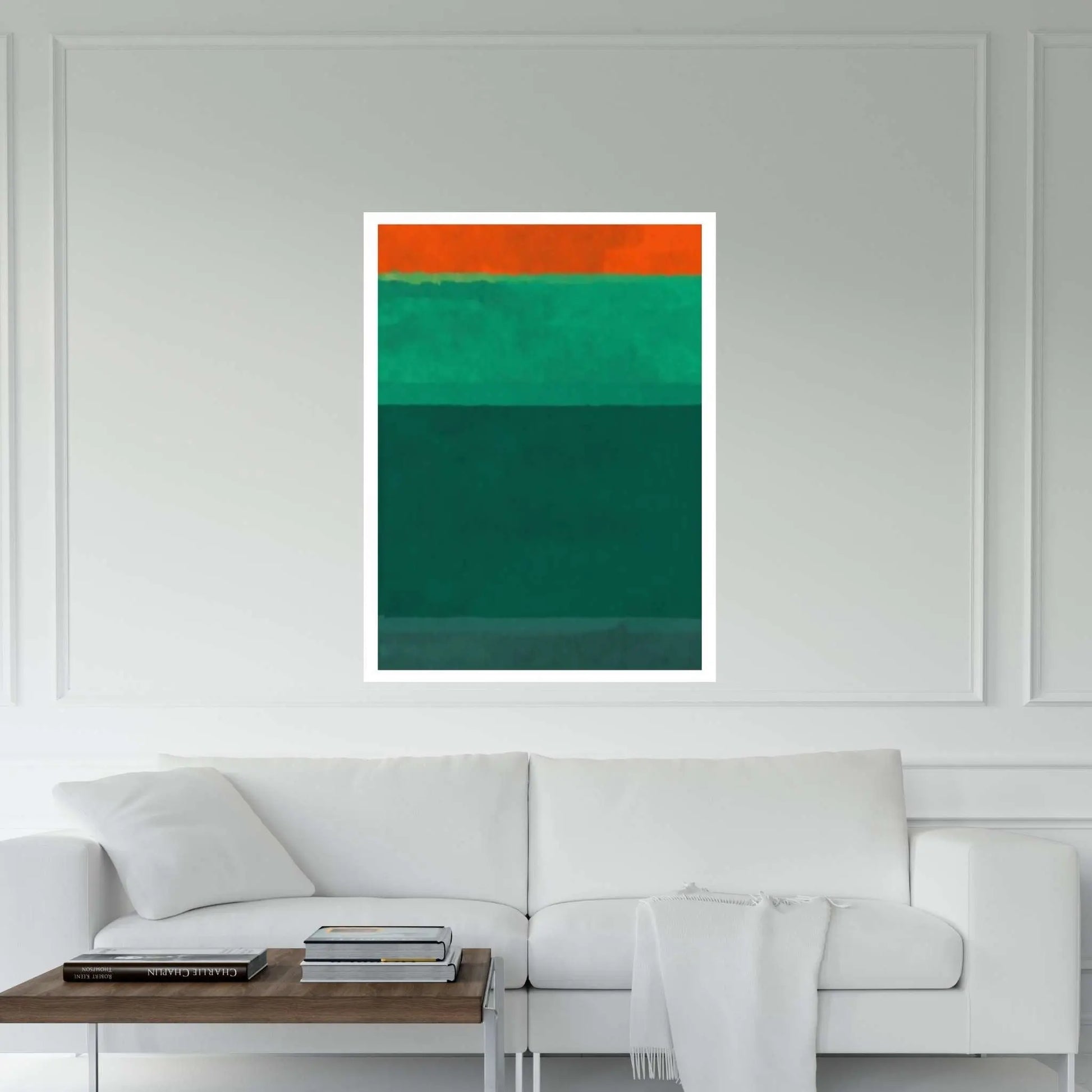 Mark Rothko Frame Canvas/Poster Art Reproduction, Rothko Reproduction - Y Canvas