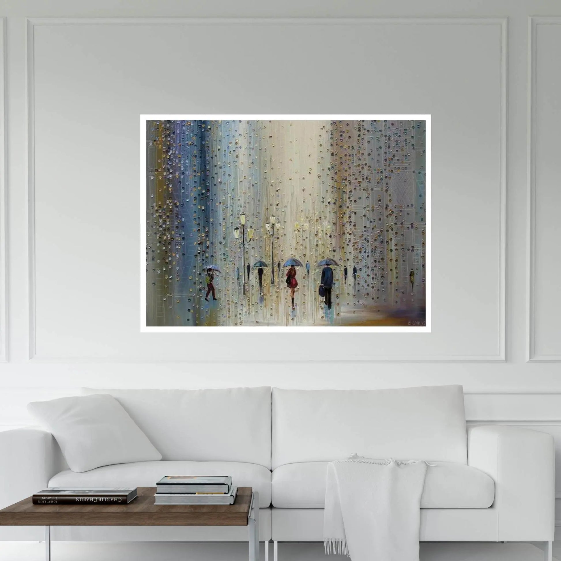 Under A Rainy Sky Canvas Wall Art - Y Canvas