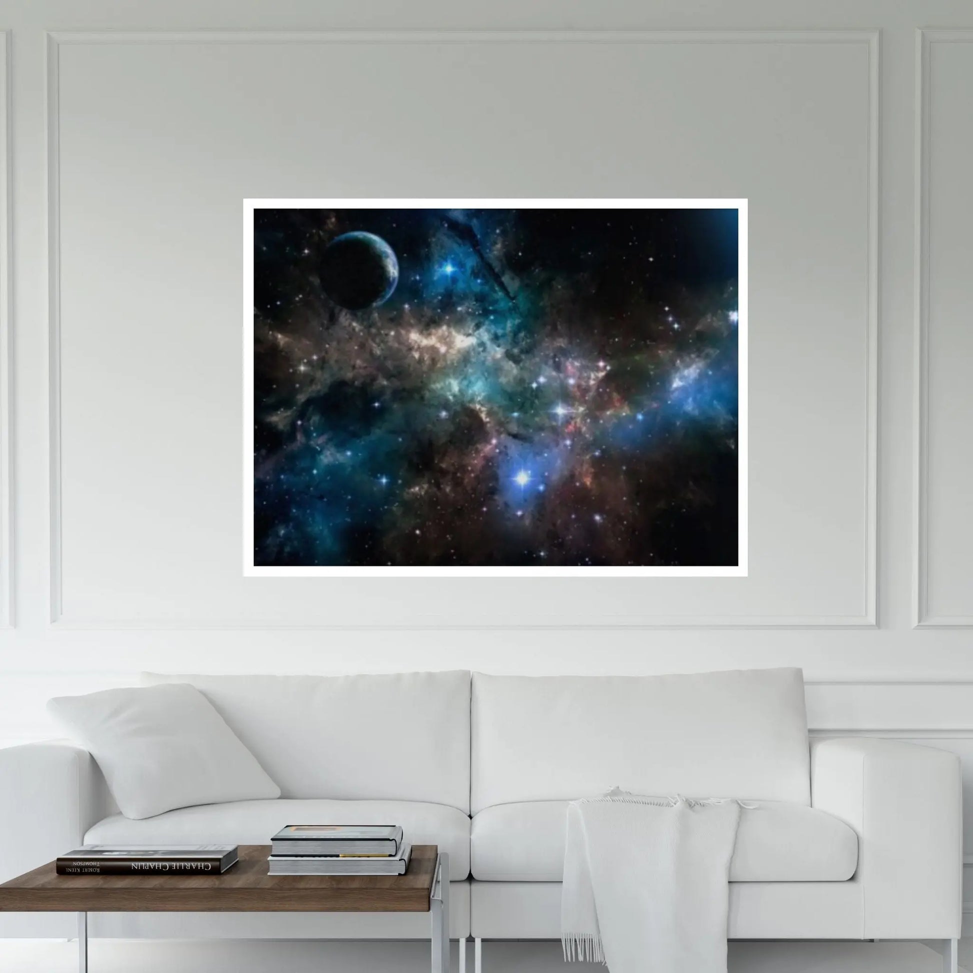 Hubble Light Space Print on Canvas Wall Art Poster Print - Y Canvas