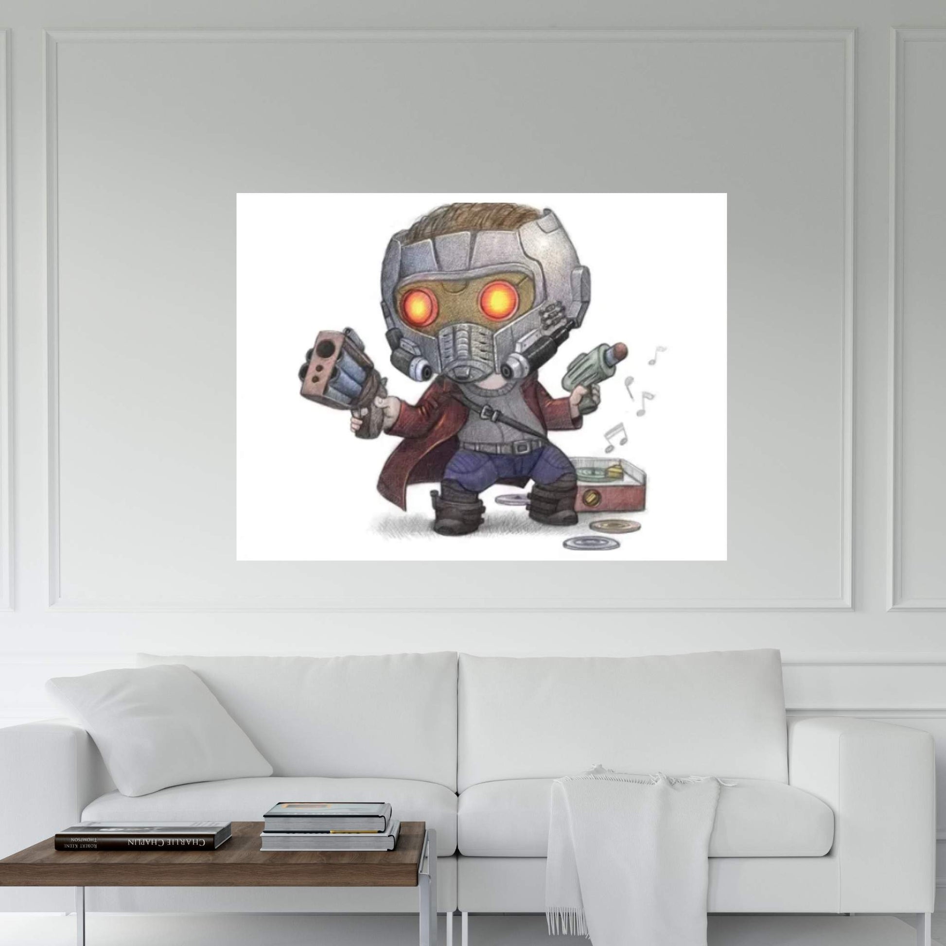 StarLord II Canvas Wall Art - Y Canvas