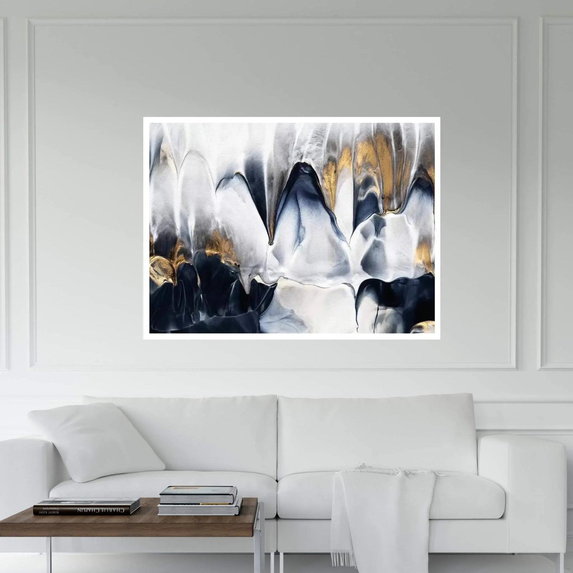 Abstract Flow II Canvas Wall Art - Y Canvas