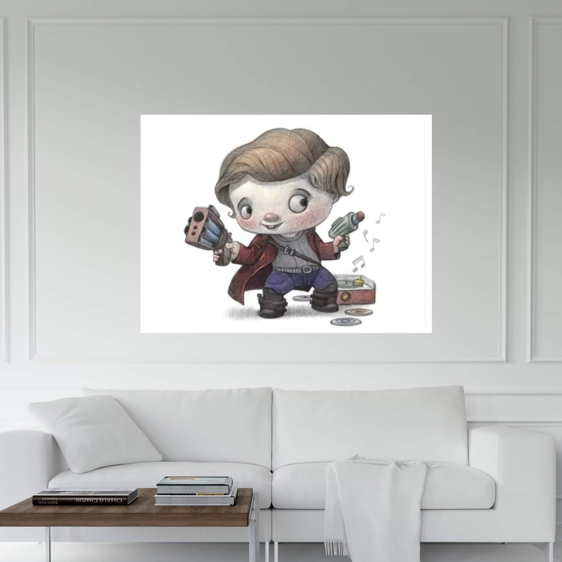 Baby StarLord Canvas Wall Art - Y Canvas