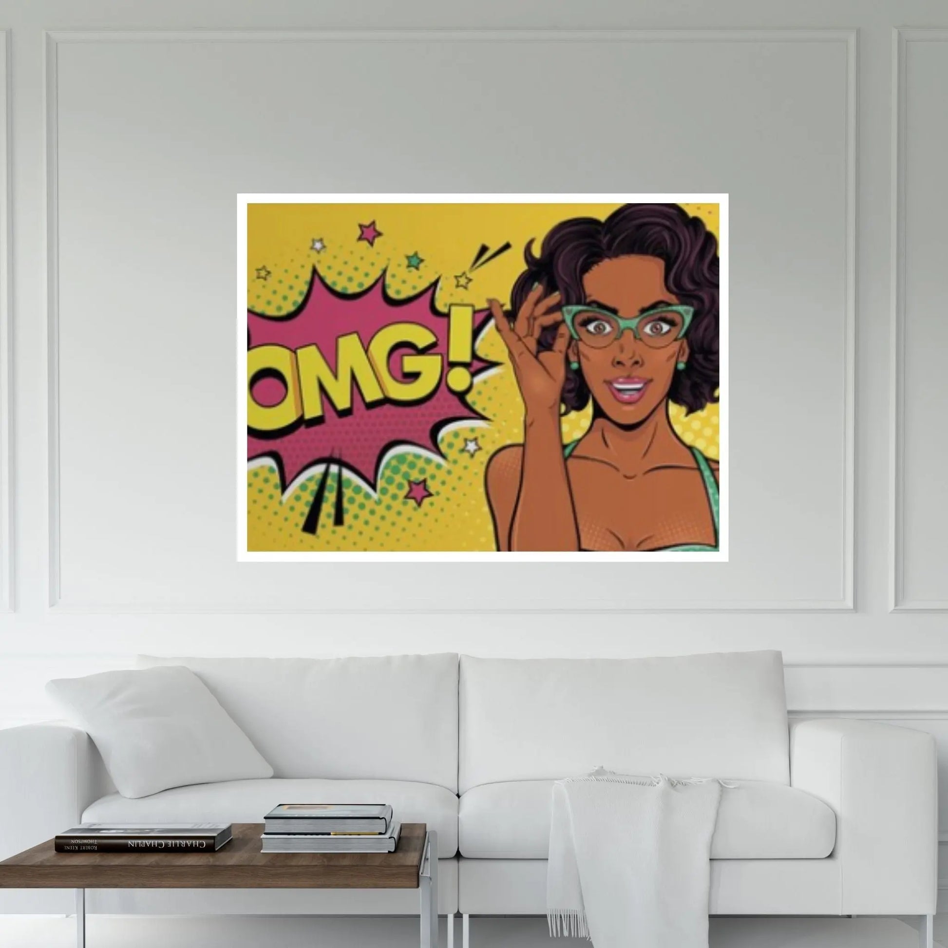 Pop Art Woman Wall Art, Comic Pop Art, Retro Comic - Y Canvas