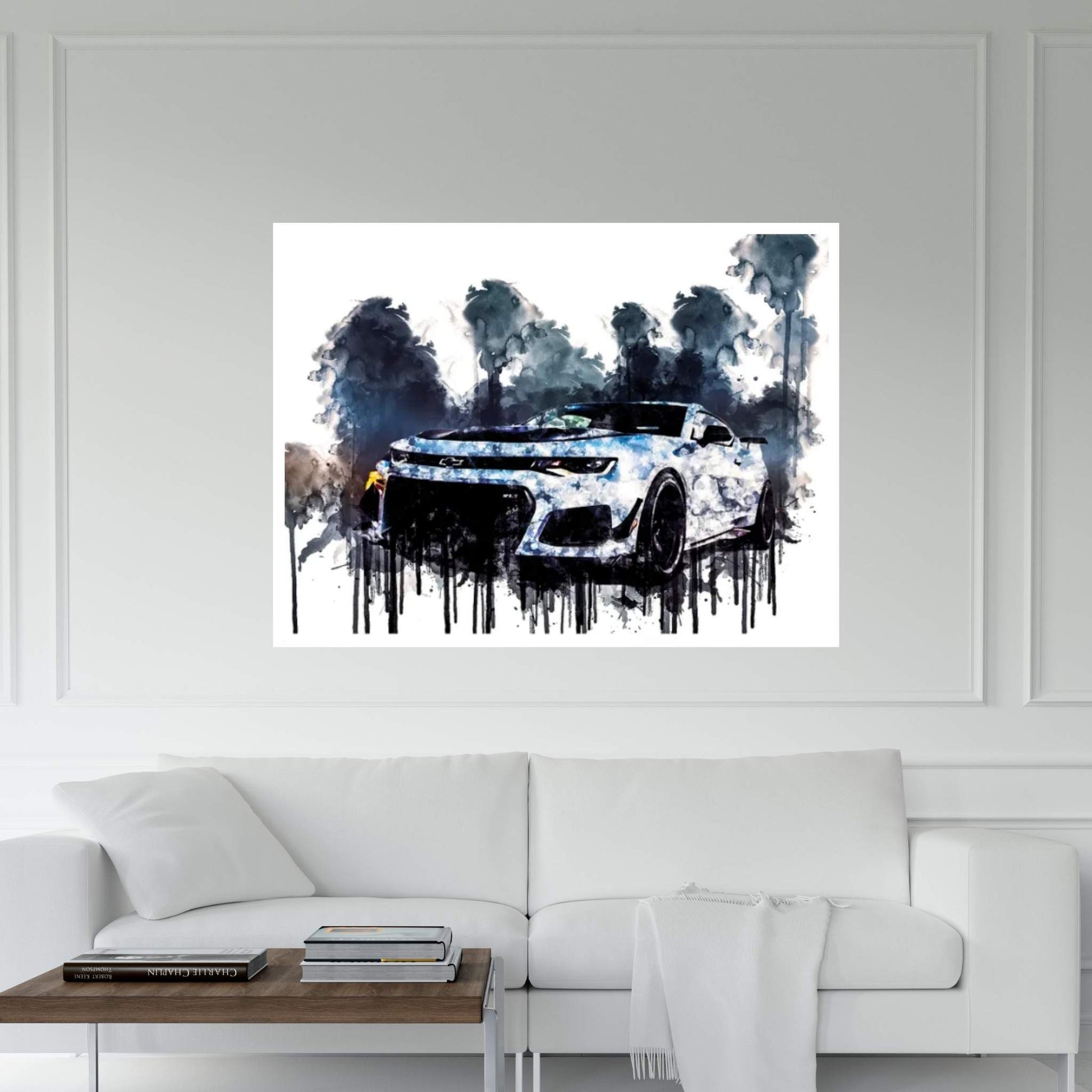 2018 Chevrolet Camaro ZL1 1LE Canvas Wall Art - Y Canvas