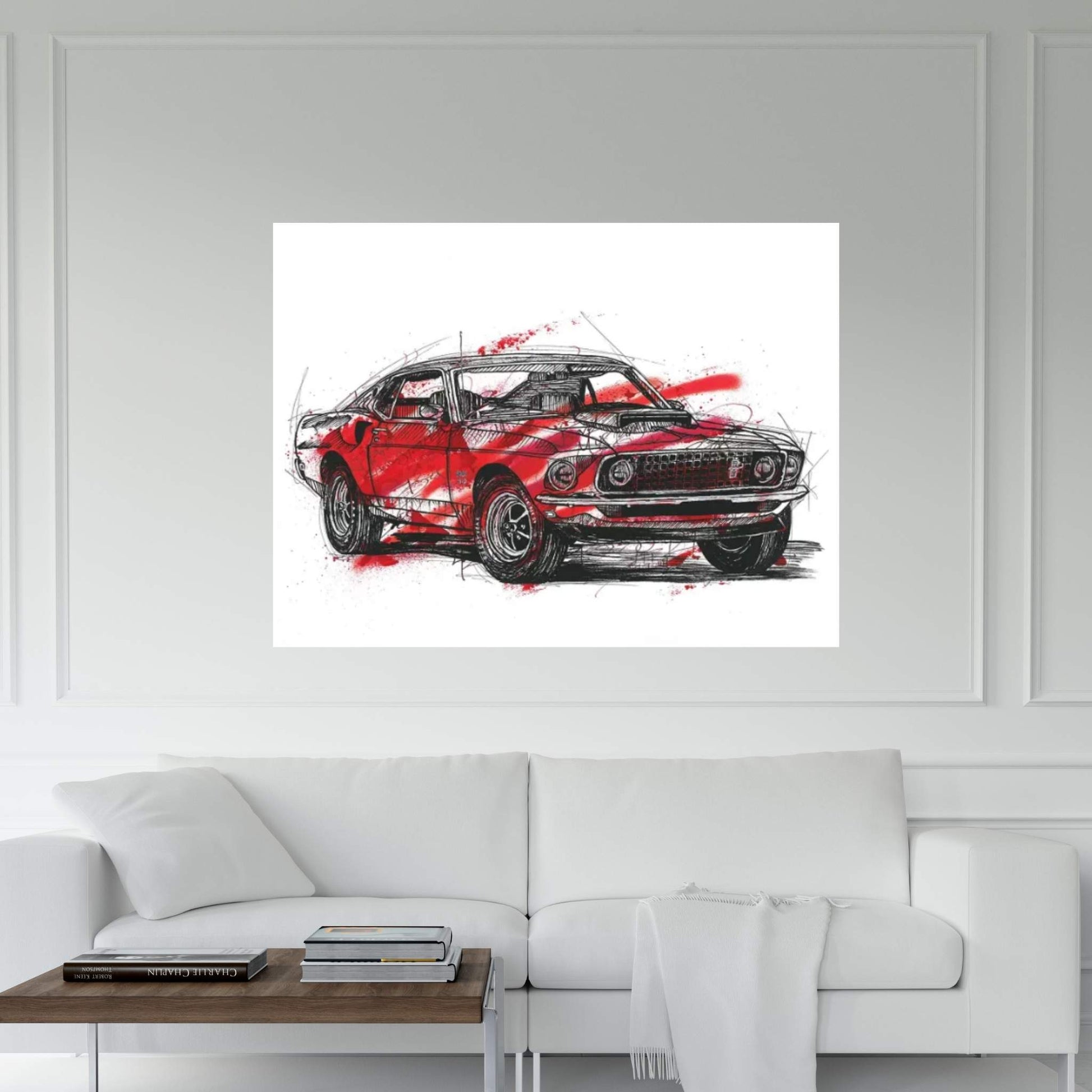 Mustang Boss 429 1970 Canvas Wall Art - Y Canvas