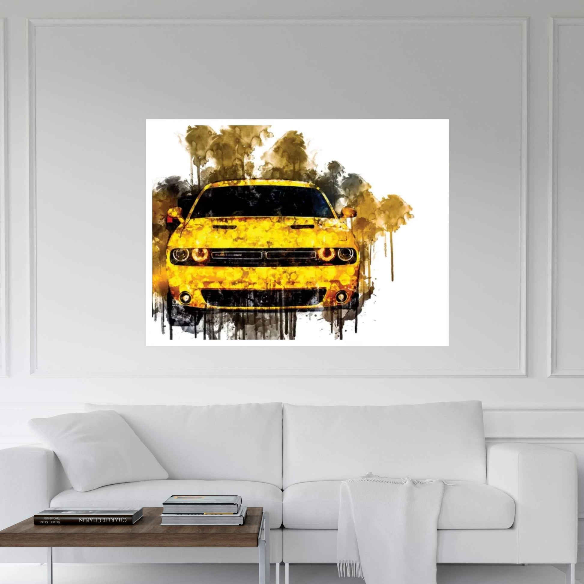 2017 Dodge Challenger GT AWD Canvas Wall Art - Y Canvas