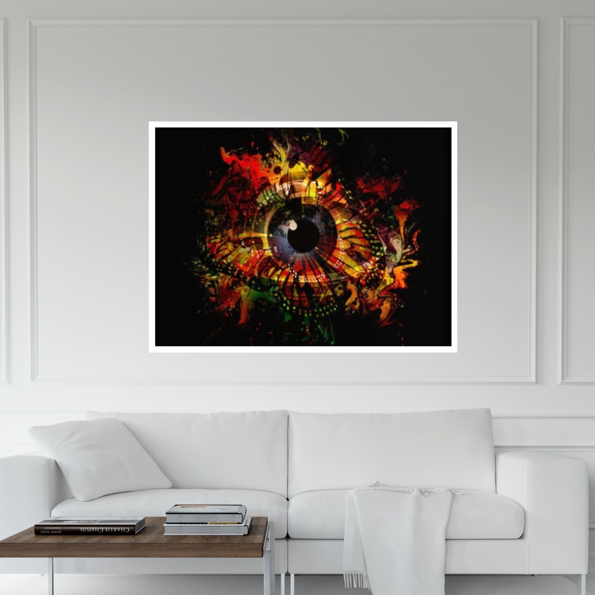 The Eye Abstract Printing Wall Art - Y Canvas