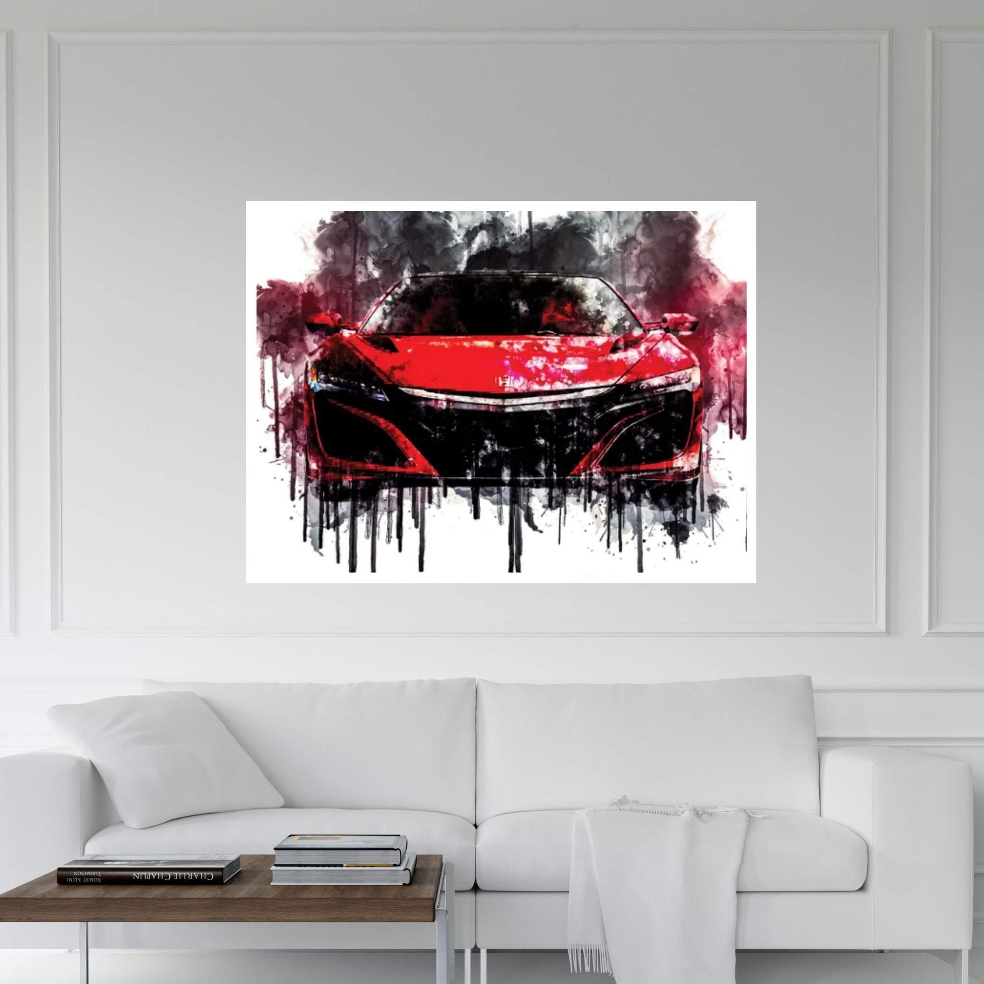 2017 Honda NSX Vehicle XCII Canvas Wall Art - Y Canvas