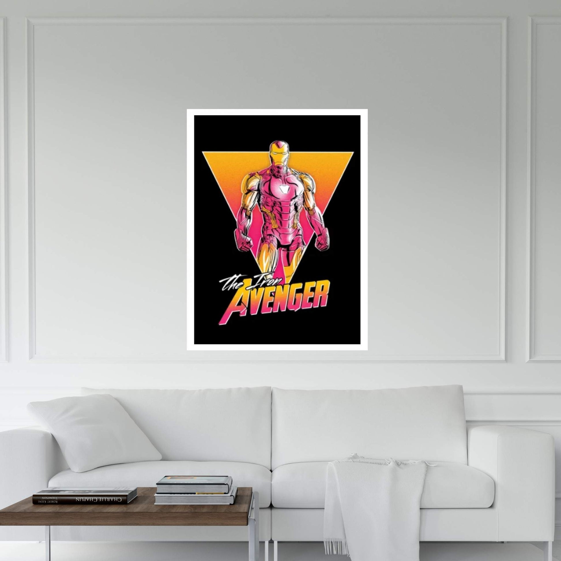 Retro Iron Canvas Wall Art - Y Canvas