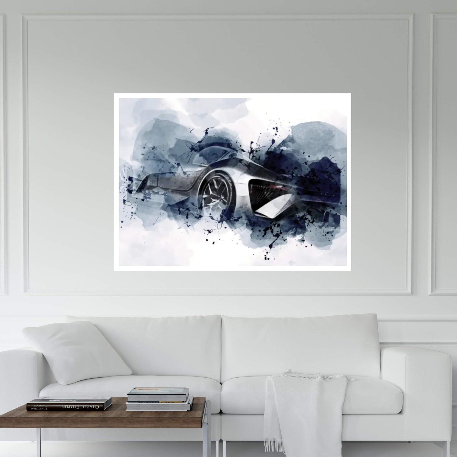 2021 Lexus Bev Sport Concept Exterior Silver Coupe Canvas Wall Art - Y Canvas