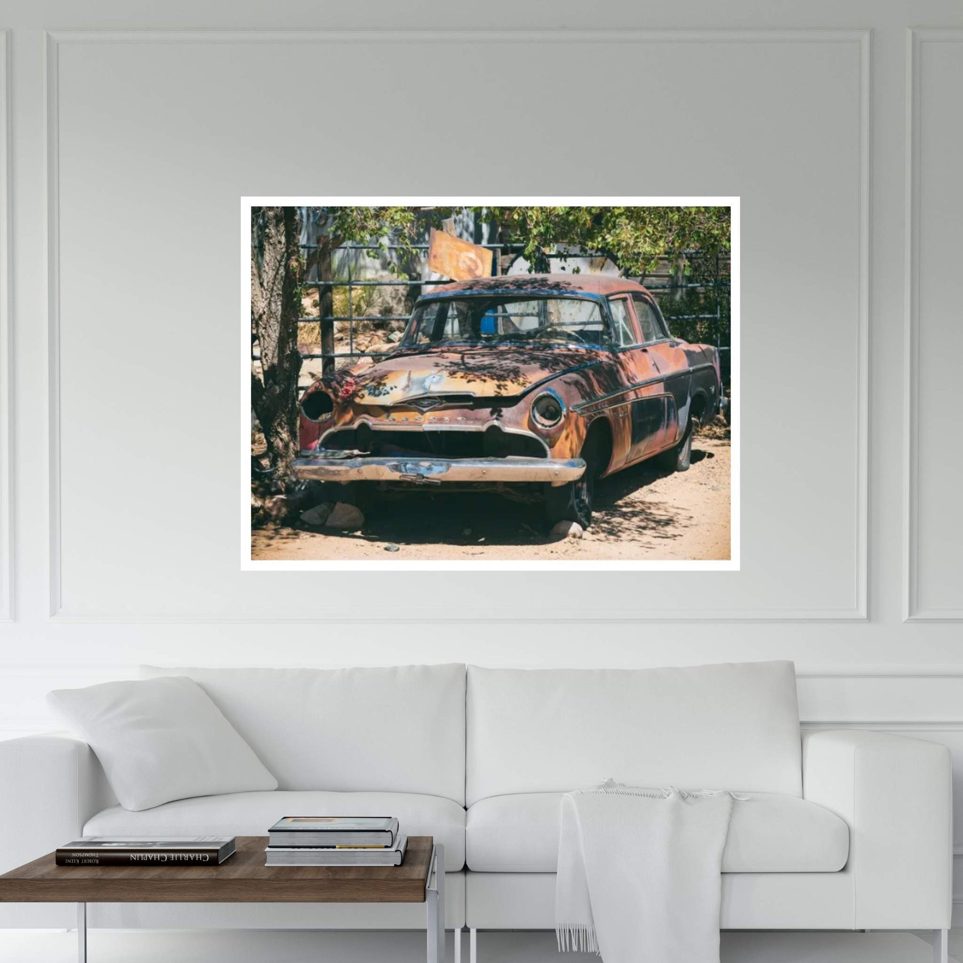 American West - Old Desoto Canvas Wall Art - Y Canvas