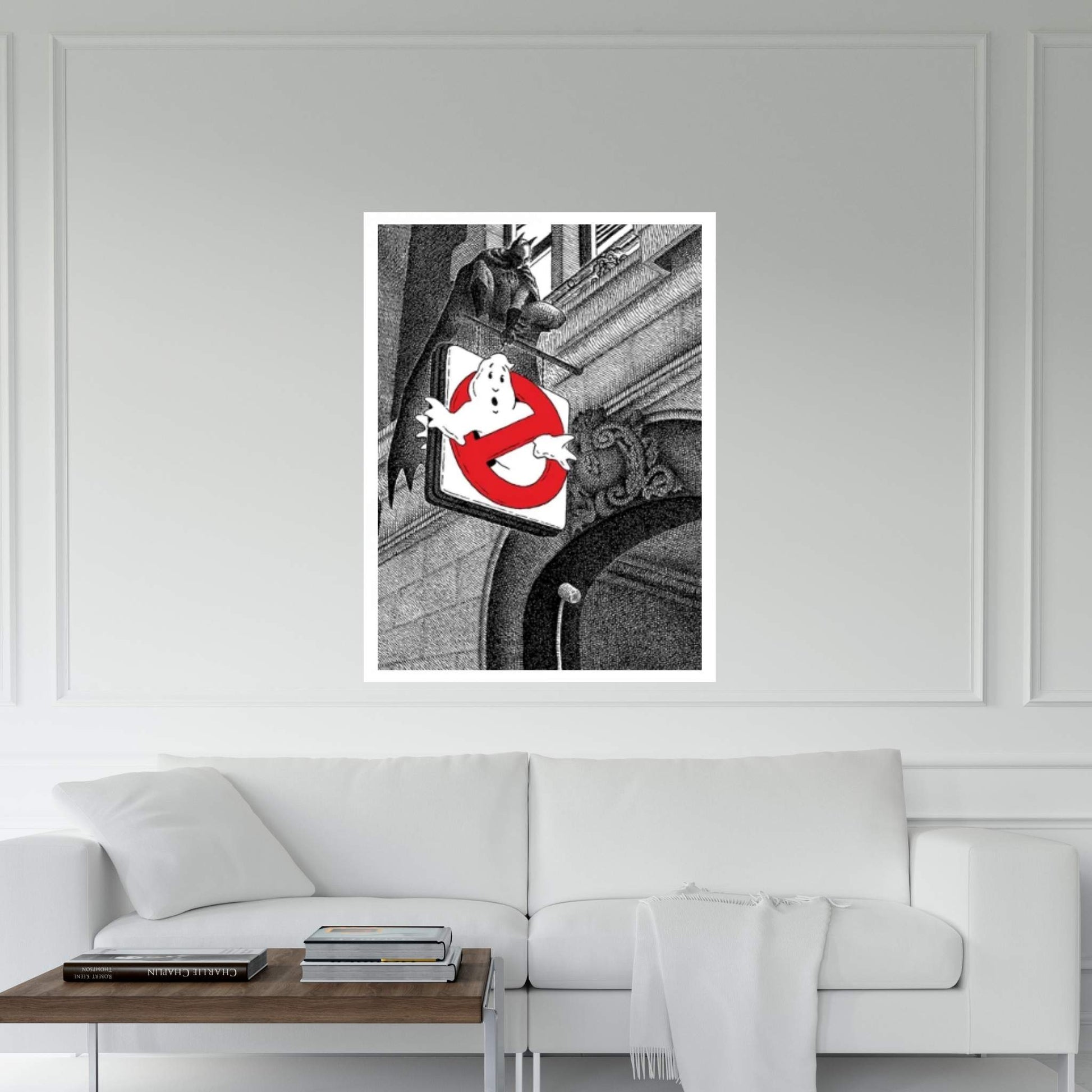 The Bat-Man At The Firehouse Canvas Wall Art - Y Canvas