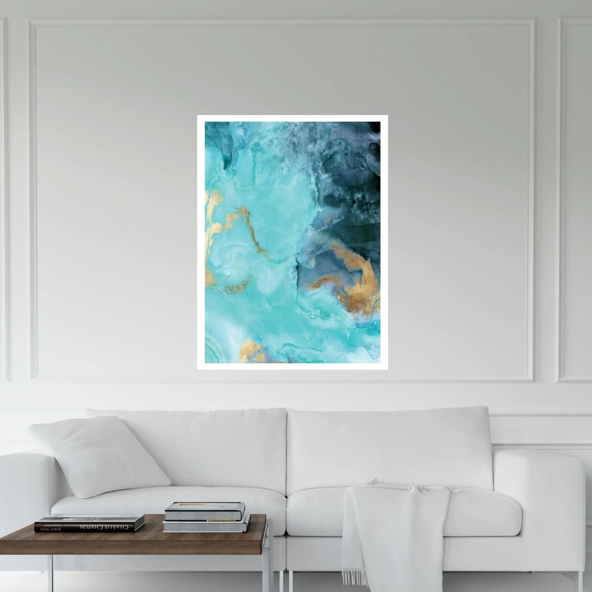 Gold Under The Sea II Canvas Wall Art - Y Canvas