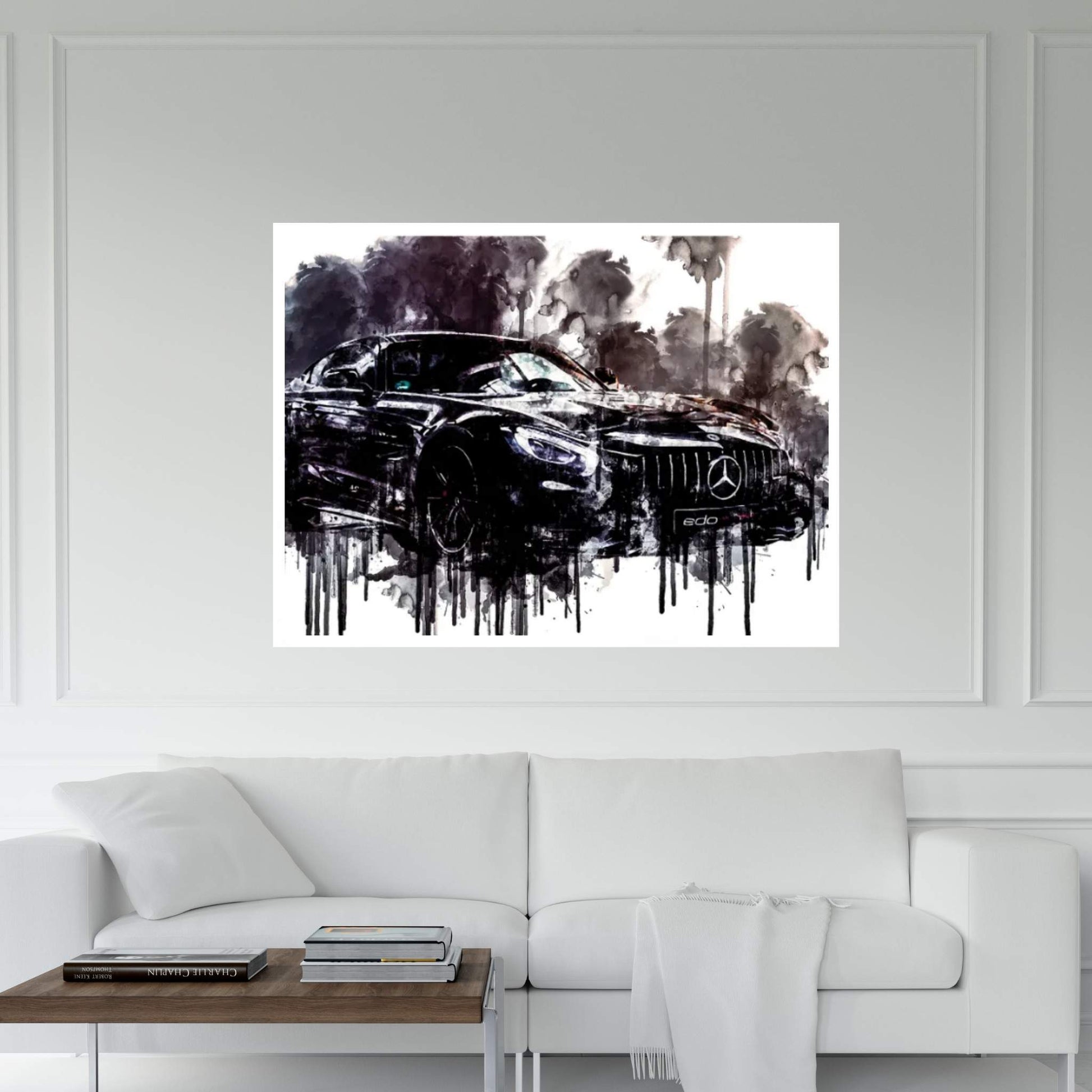 2018 Edo Competition Mercedes AMG GT R Canvas Wall Art - Y Canvas