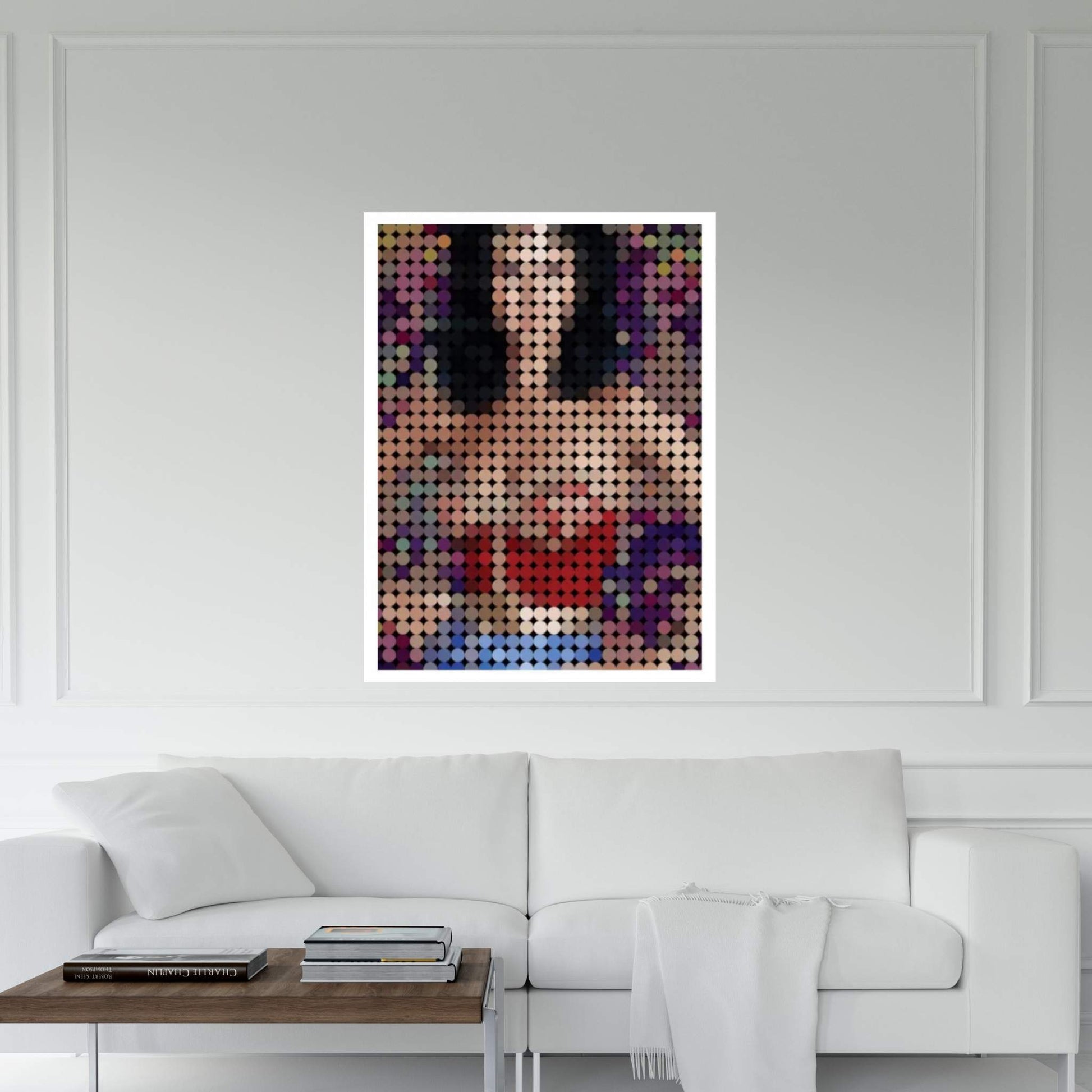 Wonder Woman 80s Canvas Wall Art - Y Canvas